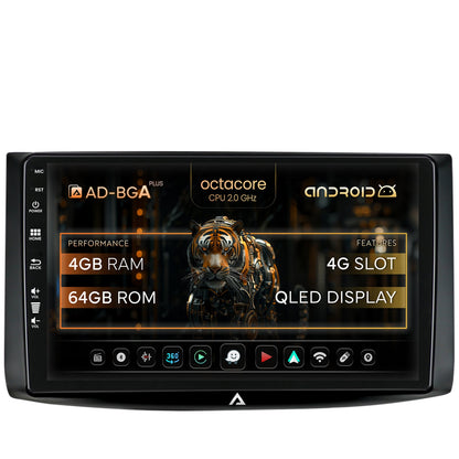 Navigatie Chevrolet Aveo (2006-2012), Android, A-Octacore / 4GB RAM + 64GB ROM, 9 Inch - AD-BGA9004+AD-BGRKIT245
