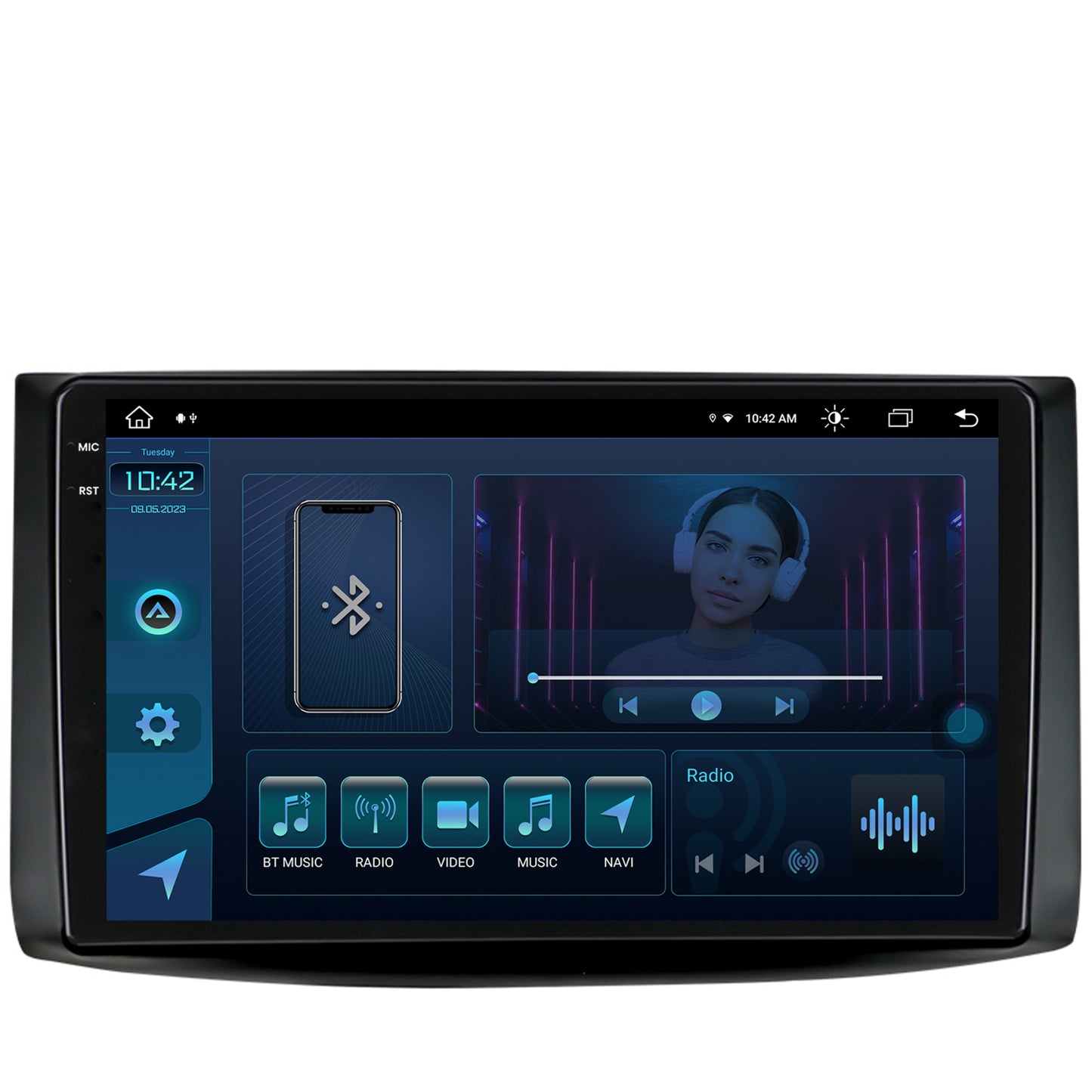 Navigatie Chevrolet Aveo (2006-2012), Android, X-Octacore / 8GB RAM + 256GB ROM, 9.5 Inch - AD-BGX9008+AD-BGRKIT245