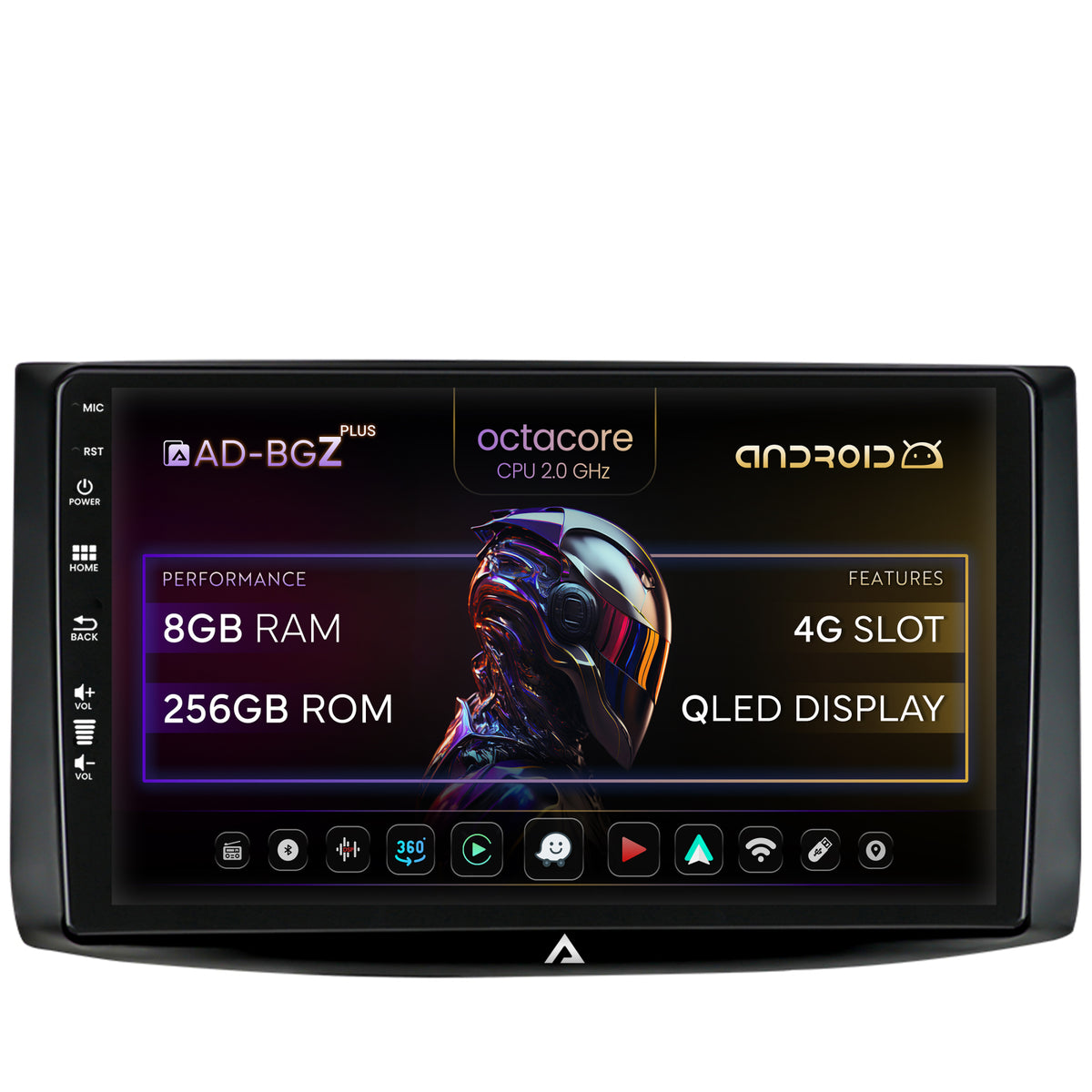 Navigatie Chevrolet Aveo (2006-2012), Android, Z-Octacore / 8GB RAM + 256GB ROM, 9 Inch - AD-BGZ9008+AD-BGRKIT245