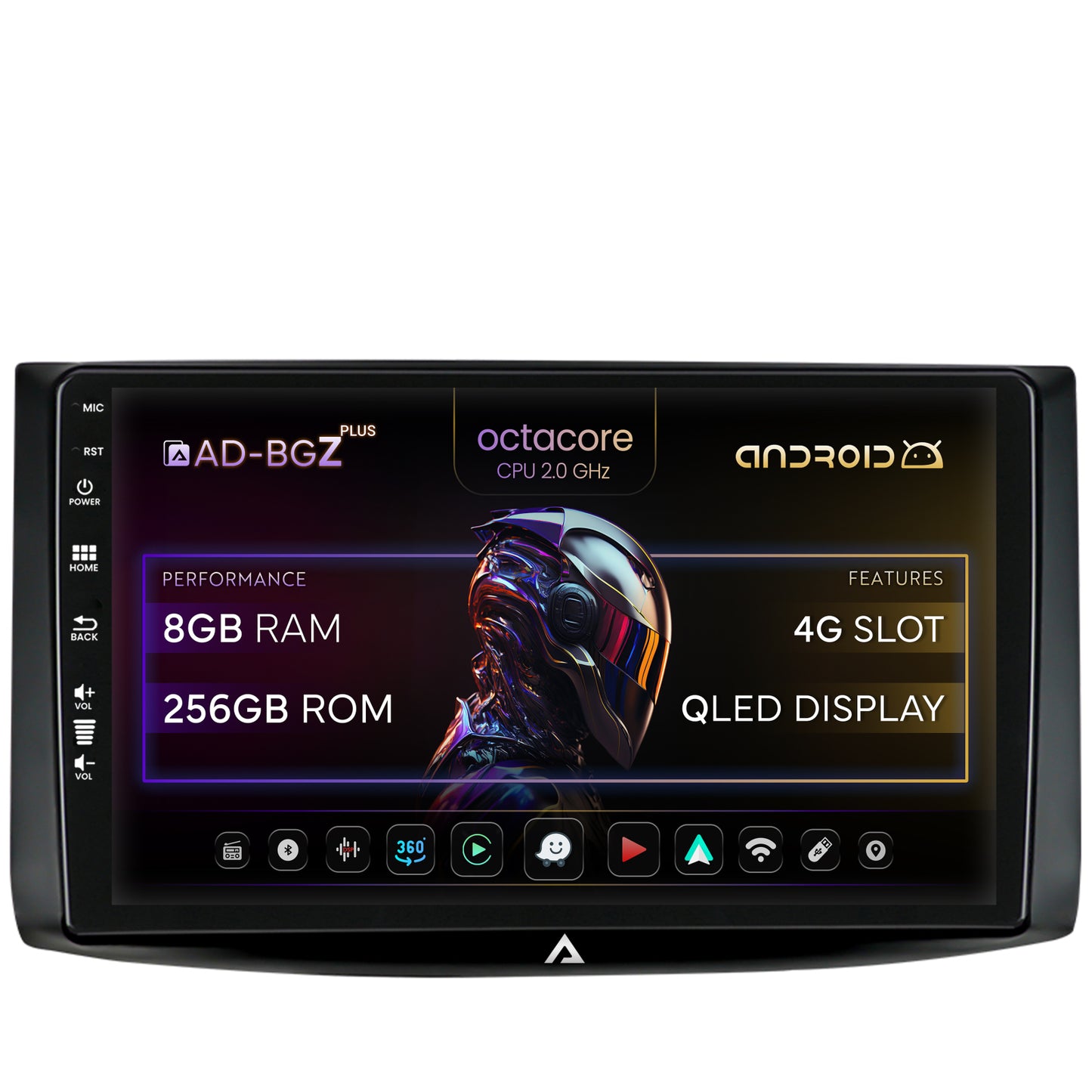 Navigatie Chevrolet Aveo (2006-2012), Android, Z-Octacore / 8GB RAM + 256GB ROM, 9 Inch - AD-BGZ9008+AD-BGRKIT245