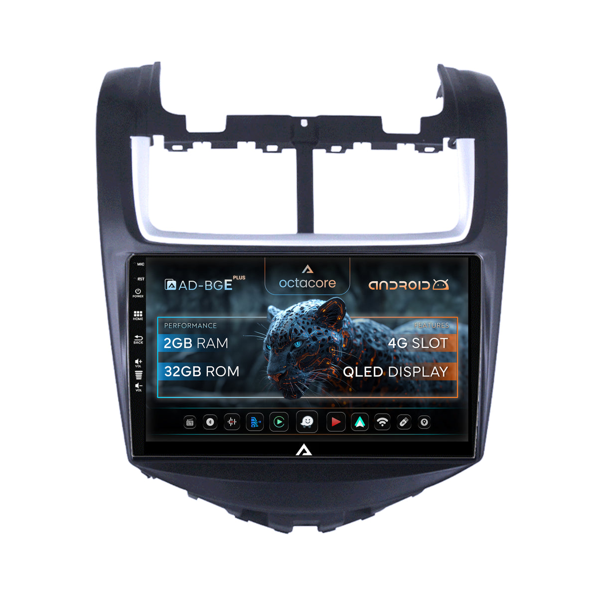 Navigatie Chevrolet Aveo (2014-2017), Android, E-Octacore / 2GB RAM + 32GB ROM, 9 Inch - AD-BGE9002+AD-BGRKIT234