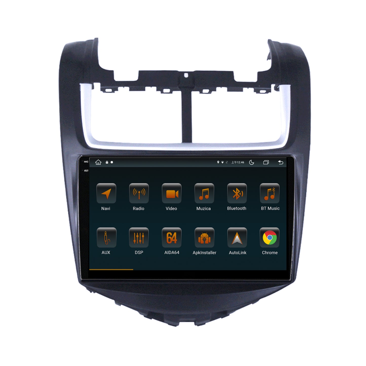 Navigatie Chevrolet Aveo (2014-2017), Android, V-Octacore / 4GB RAM + 64GB ROM, 9.5 Inch - AD-BGV9004+AD-BGRKIT234