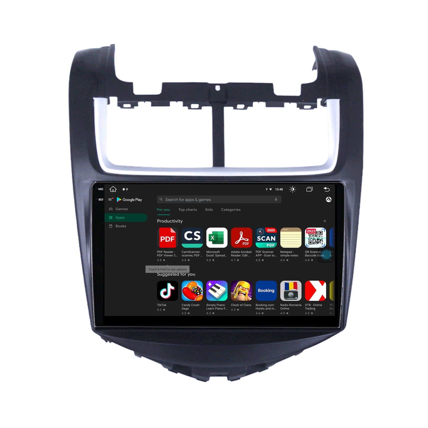 Navigatie Chevrolet Aveo (2014-2017), Android, V-Octacore / 4GB RAM + 64GB ROM, 9.5 Inch - AD-BGV9004+AD-BGRKIT234