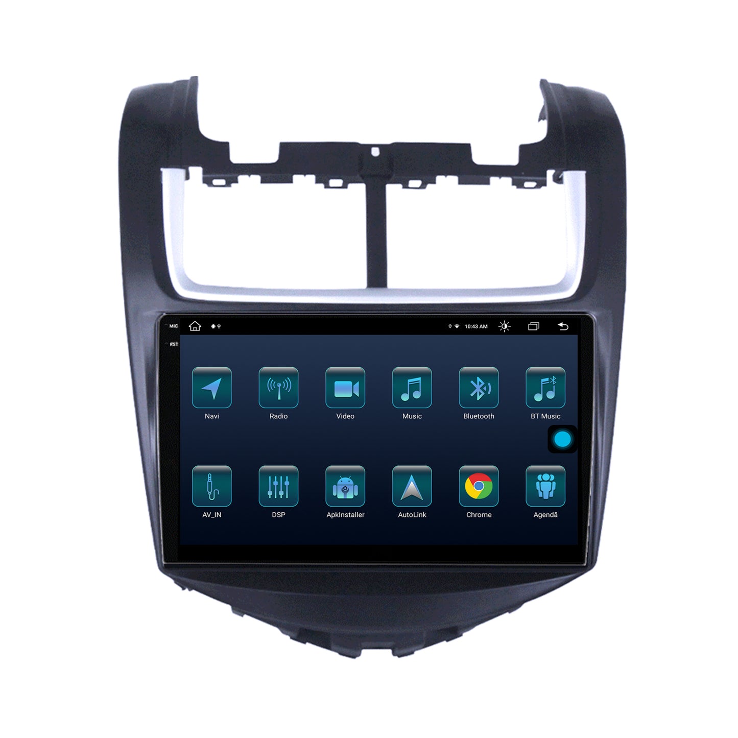 Navigatie Chevrolet Aveo (2014-2017), Android, X-Octacore / 8GB RAM + 256GB ROM, 9.5 Inch - AD-BGX9008+AD-BGRKIT234