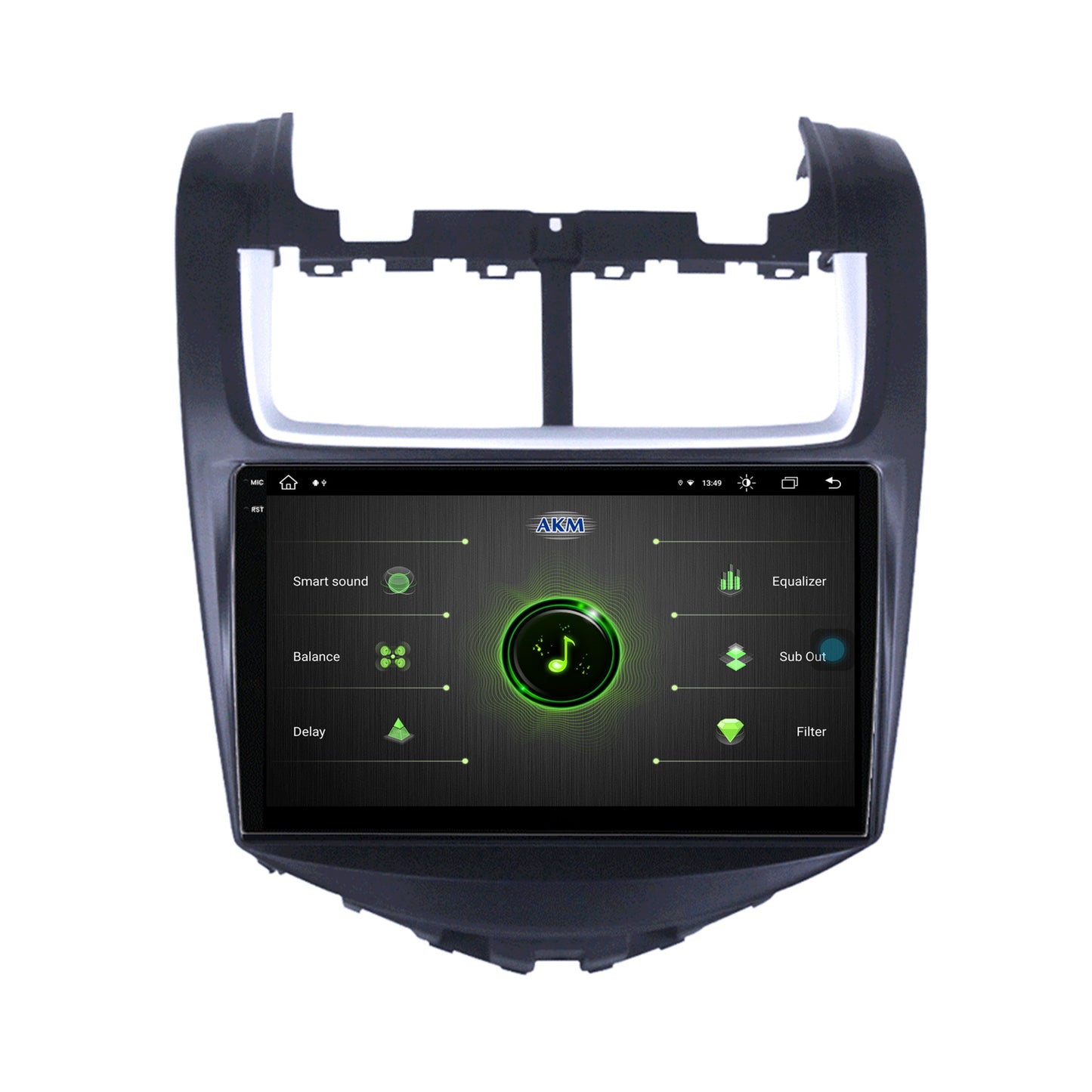 Navigatie Chevrolet Aveo (2014-2017), Android, X-Octacore / 8GB RAM + 256GB ROM, 9.5 Inch - AD-BGX9008+AD-BGRKIT234