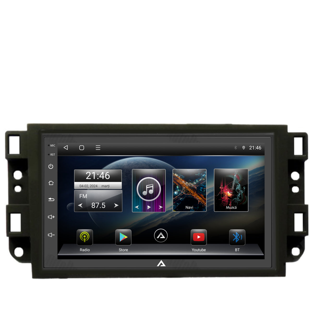 Navigatie Chevrolet Aveo / Captiva / Epica (2006-2011), Android, P-Octacore / 2GB RAM + 32GB ROM, 7 Inch - AD-BGP1002+AD-BGRCH0092DIN