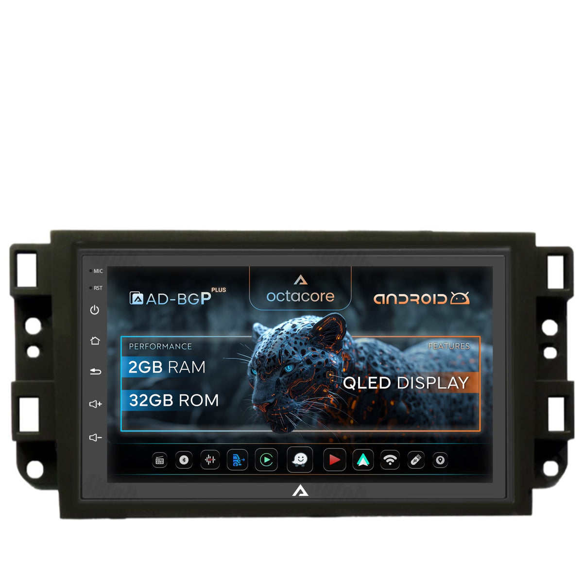 Navigatie Chevrolet Aveo / Captiva / Epica (2006-2011), Android, P-Octacore / 2GB RAM + 32GB ROM, 7 Inch - AD-BGP1002+AD-BGRCH0092DIN