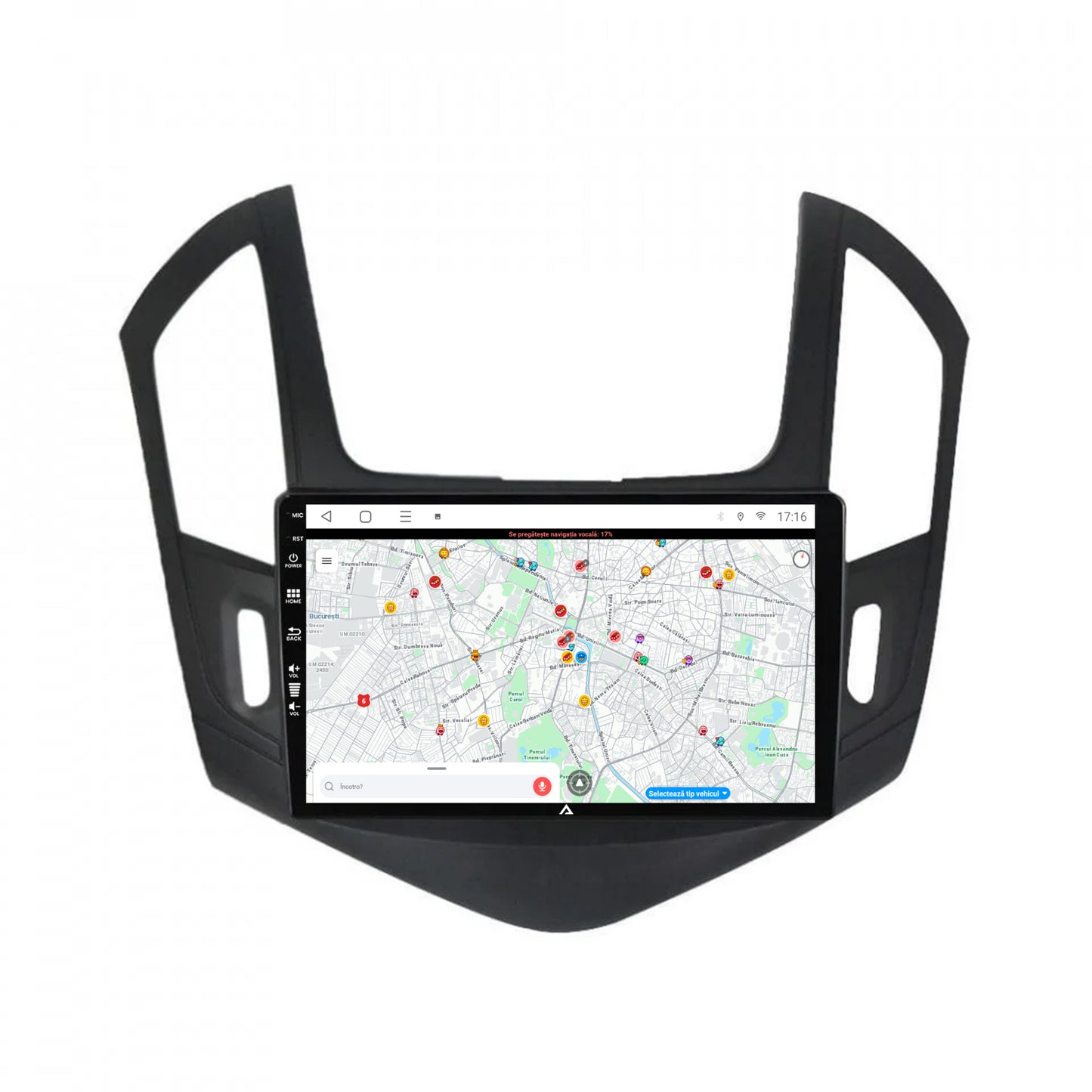 Navigatie Chevrolet Cruze (2013-2015) Android, E-Octacore / 2GB RAM + 32GB ROM, 10.1 Inch - AD-BGE10002+AD-BGRKIT244