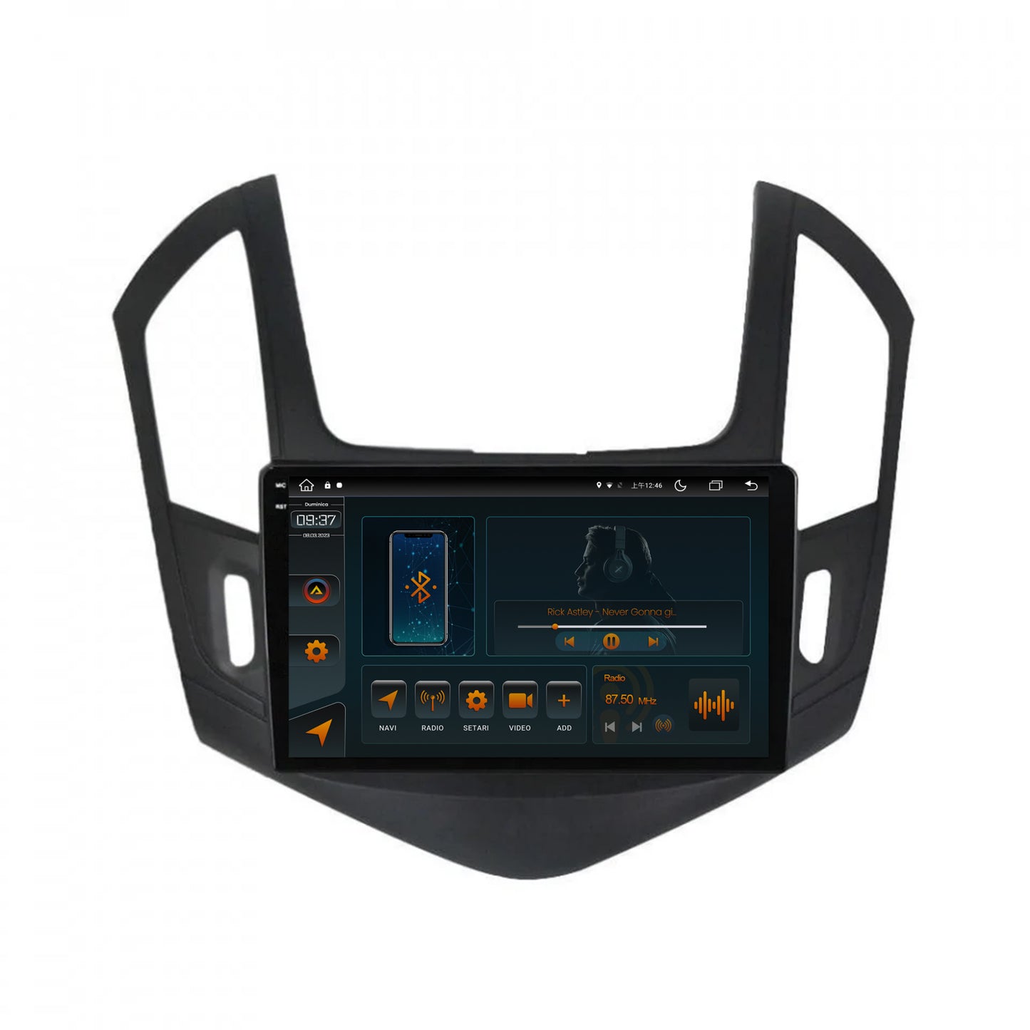 Navigatie Chevrolet Cruze (2013-2015), Android, V-Octacore / 4GB RAM + 64GB ROM, 10.36 Inch - AD-BGV10004+AD-BGRKIT244