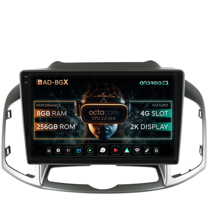 Navigatie Chevrolet Captiva (2011-2018), Android, X-Octacore / 8GB RAM + 256GB ROM, 10.36 Inch - AD-BGX10008+AD-BGRKIT247