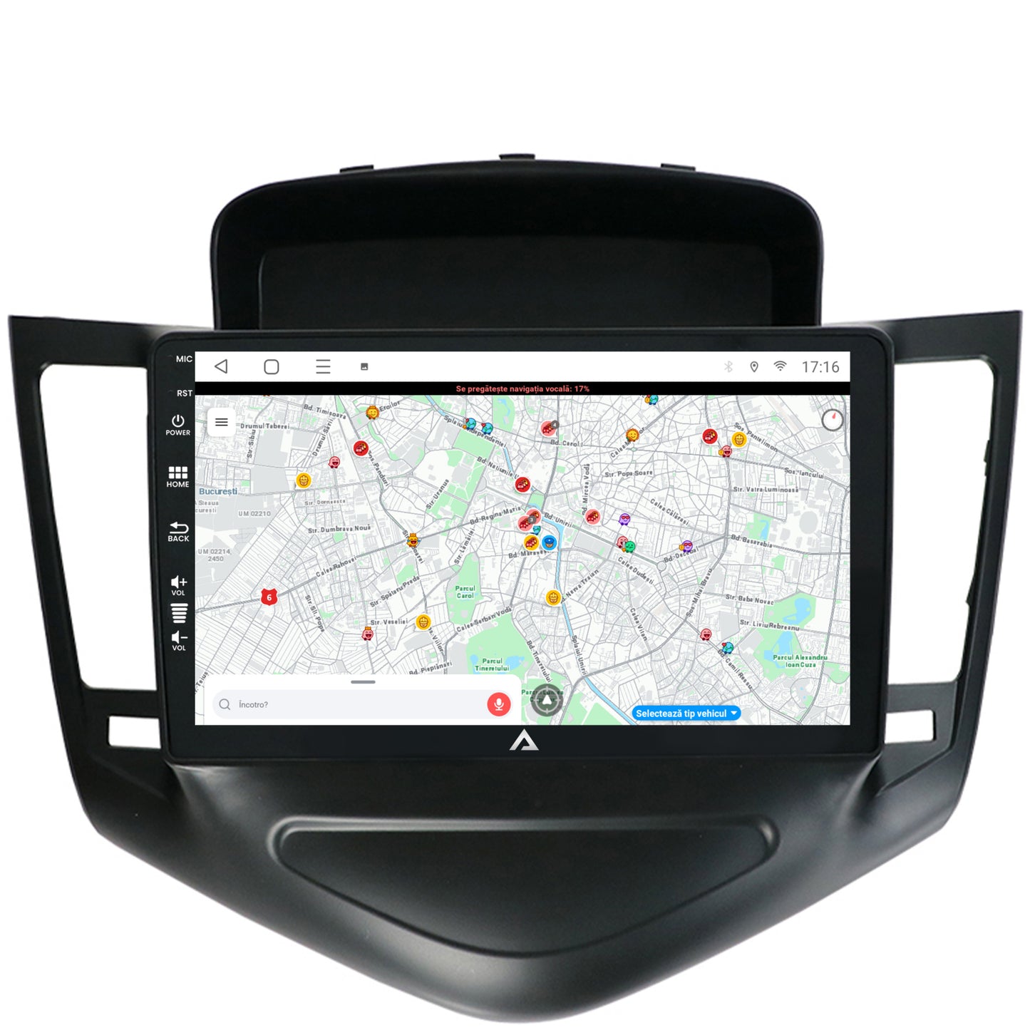 Navigatie Chevrolet Cruze (2008-2014), Android, P-Octacore / 2GB RAM + 32GB ROM, 9 Inch - AD-BGP9002+AD-BGRKIT237