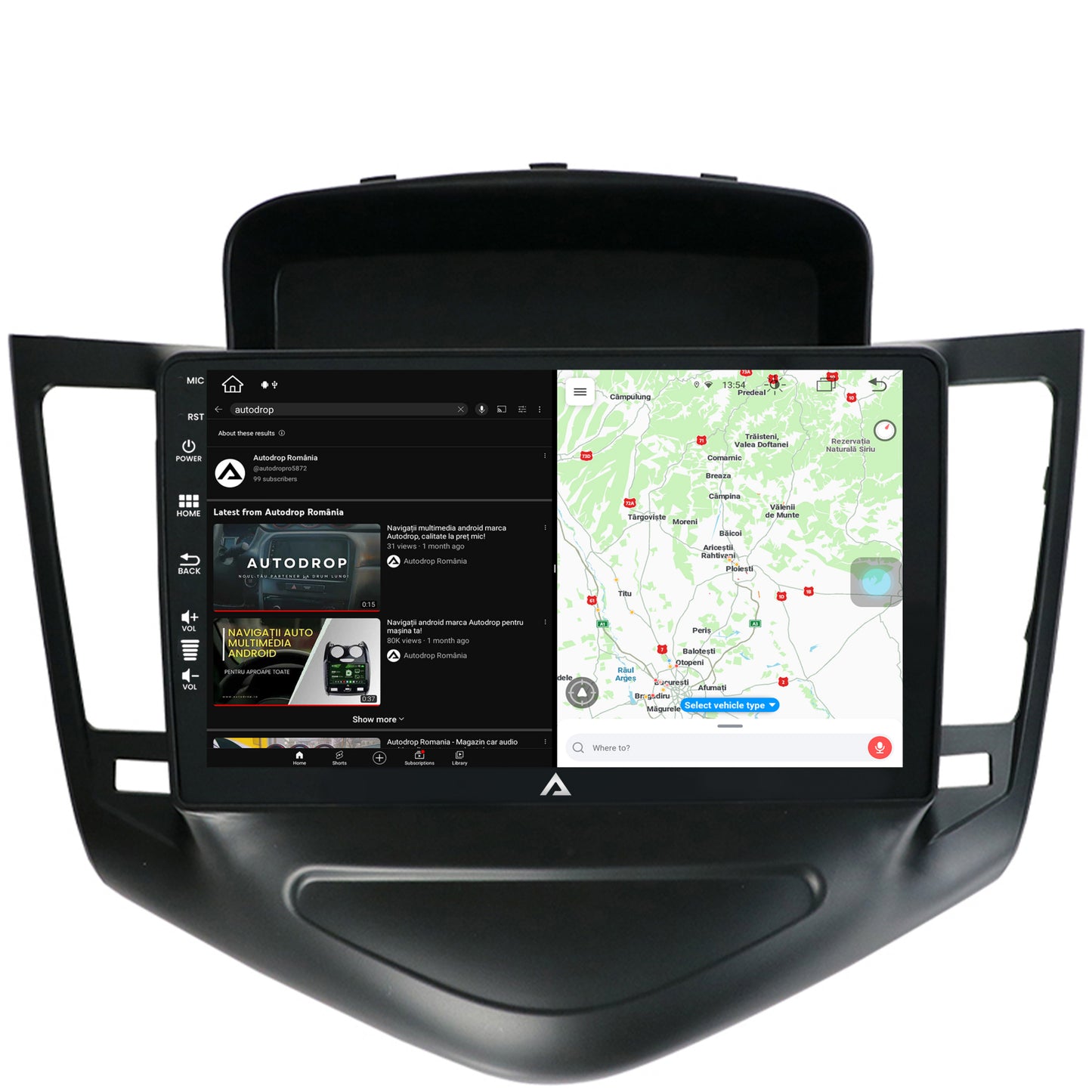 Navigatie Chevrolet Cruze (2008-2014), Android, Z-Octacore / 8GB RAM + 256GB ROM, 9 Inch - AD-BGZ9008+AD-BGRKIT237