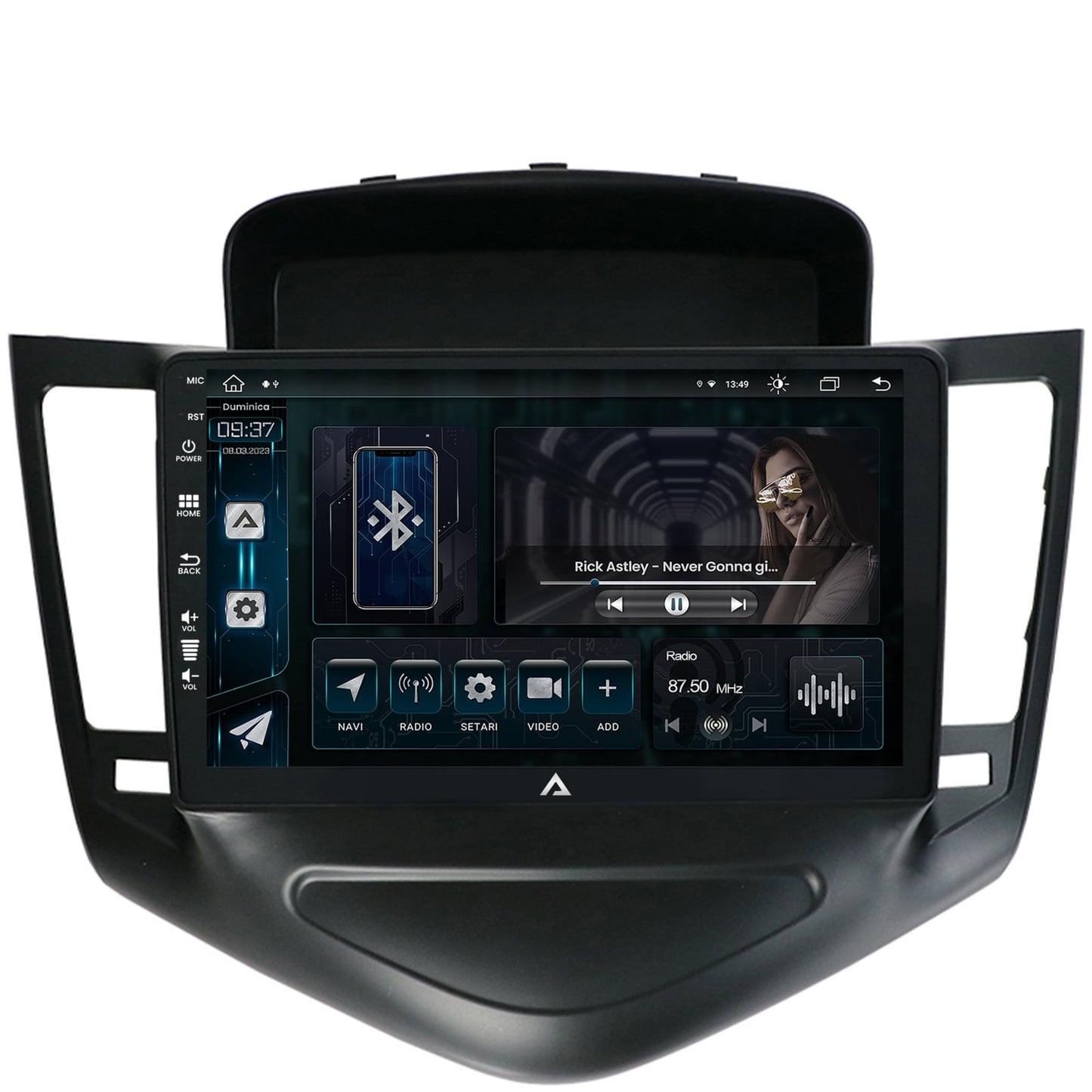 Navigatie Chevrolet Cruze (2008-2014), Android, Z-Octacore / 8GB RAM + 256GB ROM, 9 Inch - AD-BGZ9008+AD-BGRKIT237