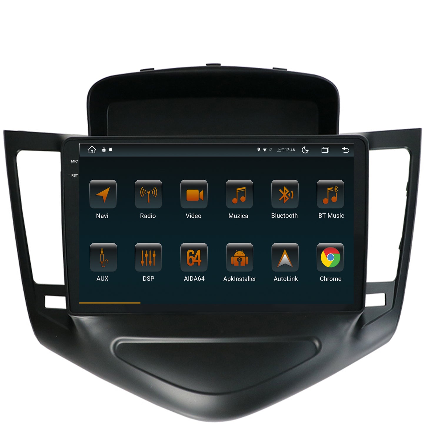 Navigatie Chevrolet Cruze (2008-2014), Android, V-Octacore / 4GB RAM + 64GB ROM, 9.5 Inch - AD-BGV9004+AD-BGRKIT237