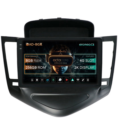 Navigatie Chevrolet Cruze (2008-2014), Android, X-Octacore / 8GB RAM + 256GB ROM, 9.5 Inch - AD-BGX9008+AD-BGRKIT237
