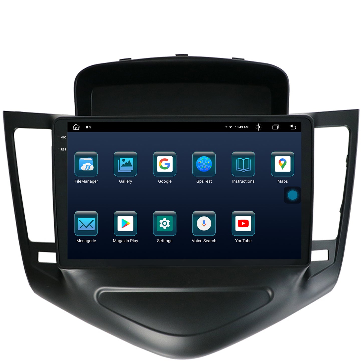 Navigatie Chevrolet Cruze (2008-2014), Android, X-Octacore / 8GB RAM + 256GB ROM, 9.5 Inch - AD-BGX9008+AD-BGRKIT237
