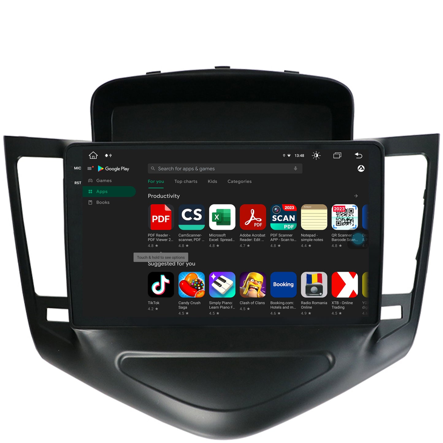 Navigatie Chevrolet Cruze (2008-2014), Android, X-Octacore / 8GB RAM + 256GB ROM, 9.5 Inch - AD-BGX9008+AD-BGRKIT237
