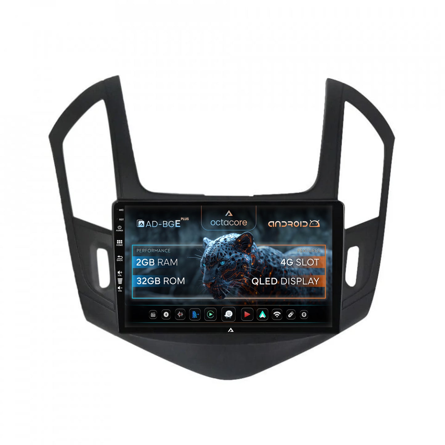 Navigatie Chevrolet Cruze (2013-2015) Android, E-Octacore / 2GB RAM + 32GB ROM, 10.1 Inch - AD-BGE10002+AD-BGRKIT244