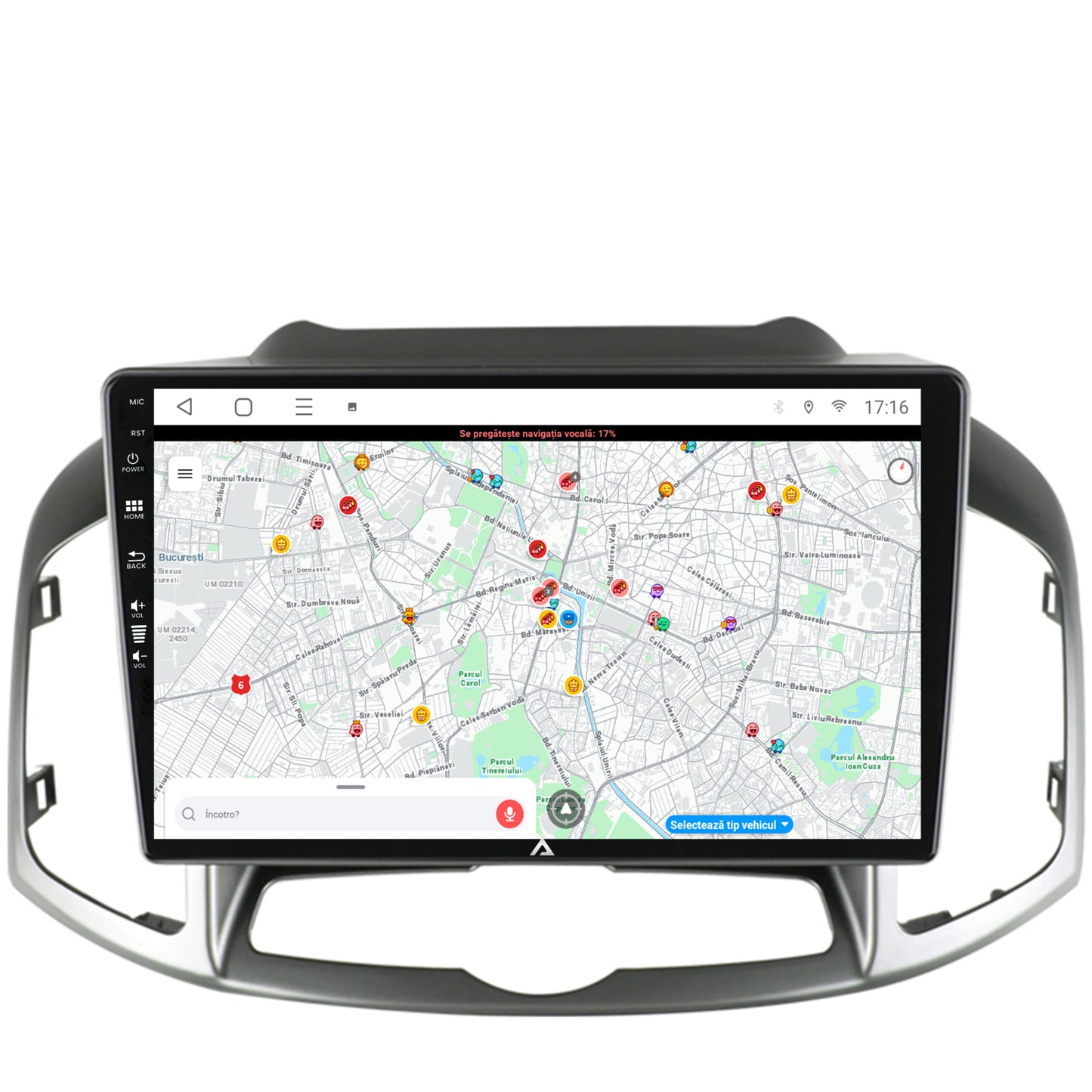 Navigatie Chevrolet Captiva (2011-2018) Android, E-Octacore / 2GB RAM + 32GB ROM, 10.1 Inch - AD-BGE10002+AD-BGRKIT247