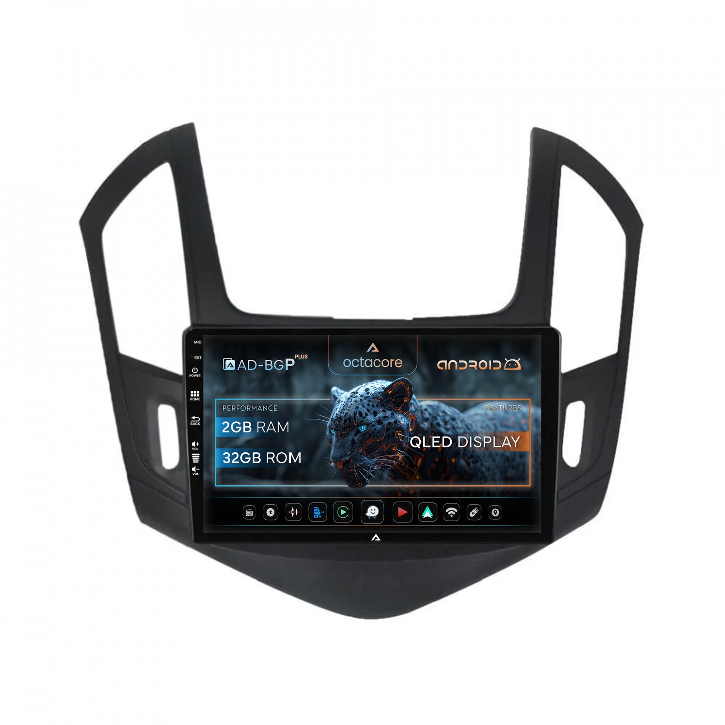 Navigatie Chevrolet Cruze (2013-2015), Android, P-Octacore / 2GB RAM + 32GB ROM, 10.1 Inch - AD-BGP10002+AD-BGRKIT244