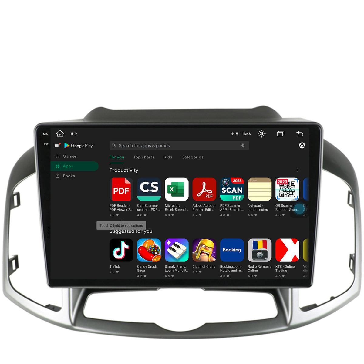 Navigatie Chevrolet Captiva (2011-2018), Android, V-Octacore / 4GB RAM + 64GB ROM, 10.36 Inch - AD-BGV10004+AD-BGRKIT247