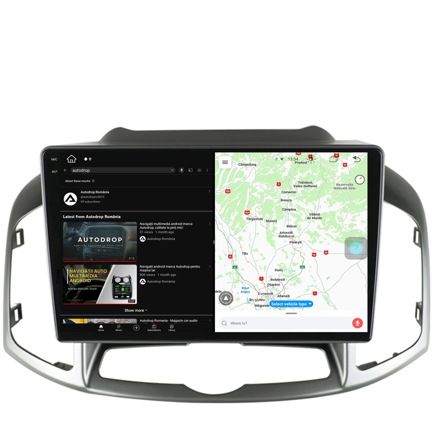 Navigatie Chevrolet Captiva (2011-2018), Android, V-Octacore / 4GB RAM + 64GB ROM, 10.36 Inch - AD-BGV10004+AD-BGRKIT247