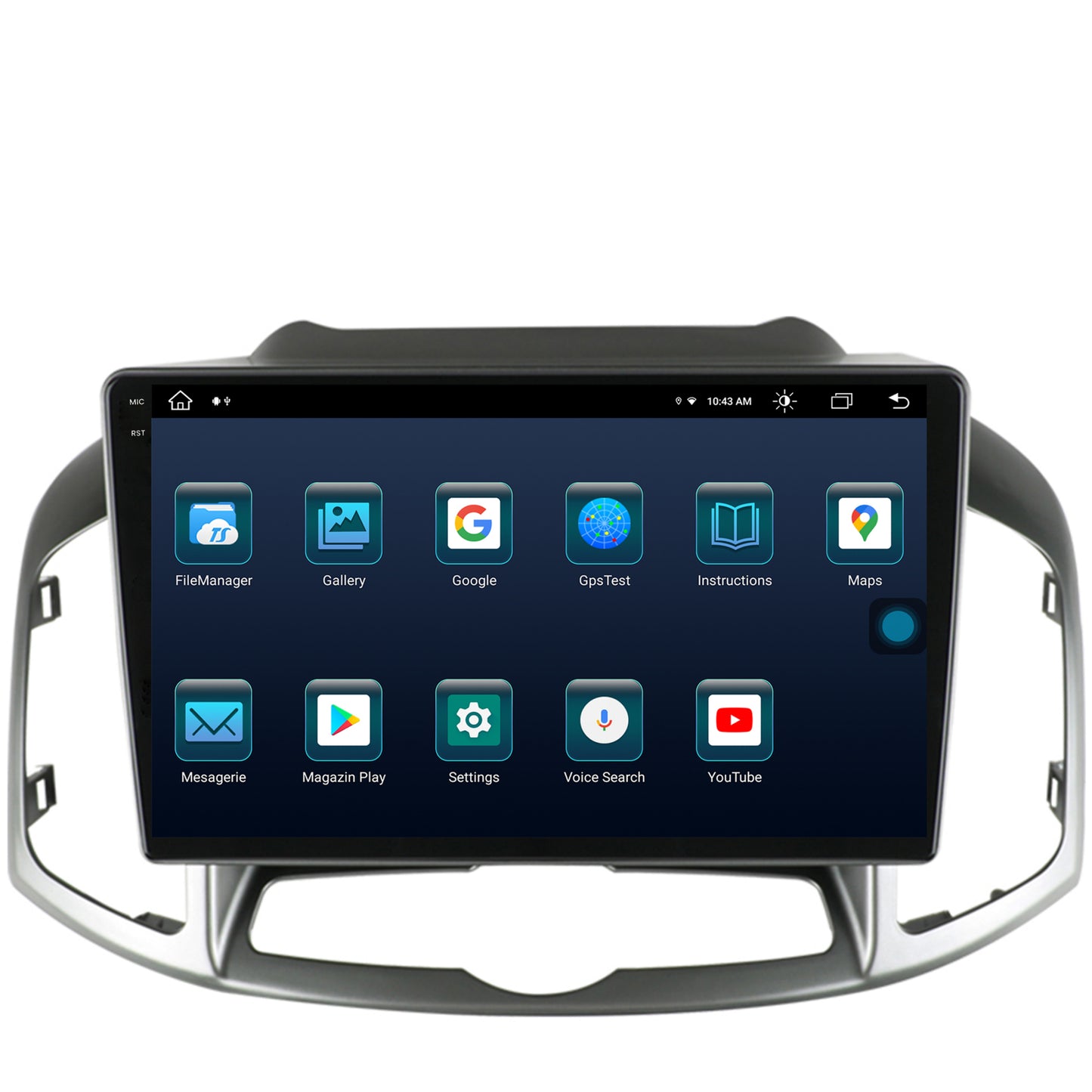 Navigatie Chevrolet Captiva (2011-2018), Android, X-Octacore / 8GB RAM + 256GB ROM, 10.36 Inch - AD-BGX10008+AD-BGRKIT247