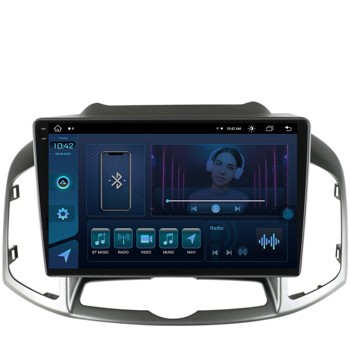 Navigatie Chevrolet Captiva (2011-2018), Android, X-Octacore / 8GB RAM + 256GB ROM, 10.36 Inch - AD-BGX10008+AD-BGRKIT247