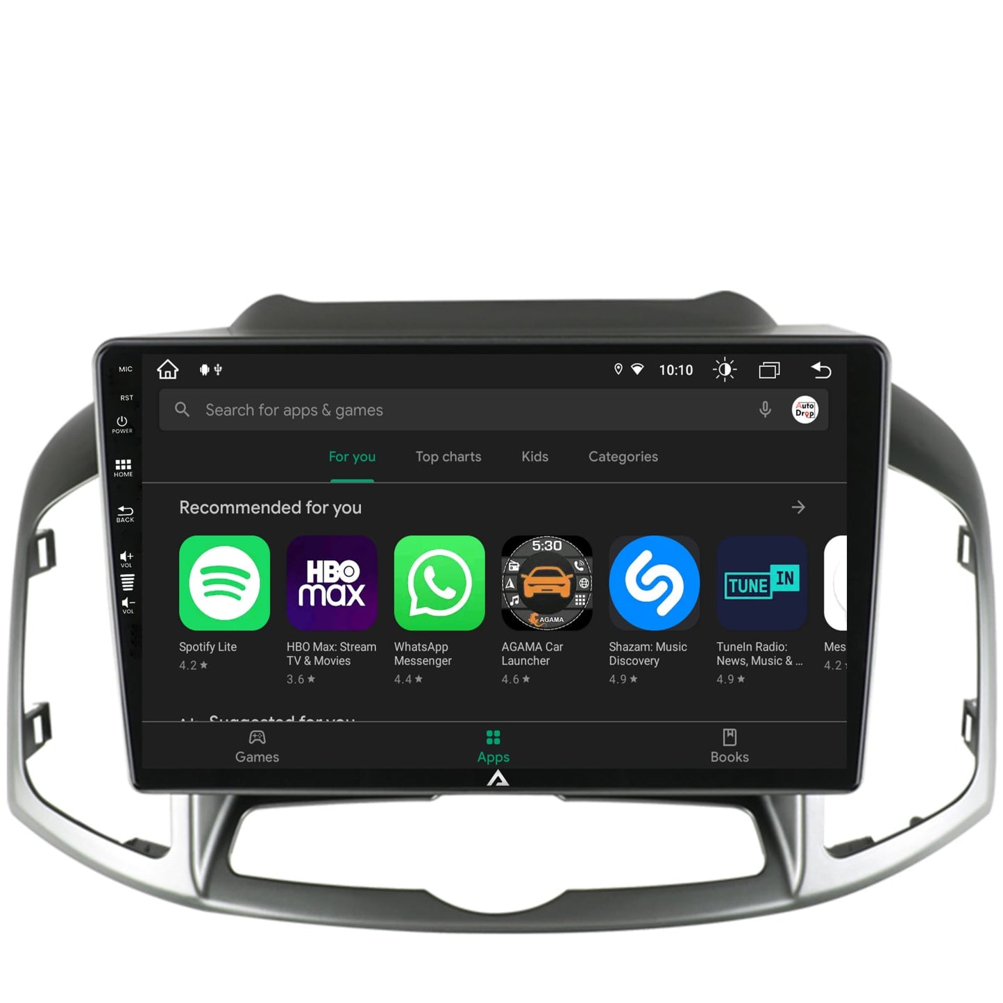 Navigatie Chevrolet Captiva (2011-2018), Android, Z-Octacore / 8GB RAM + 256GB ROM, 10.1 Inch - AD-BGZ10008+AD-BGRKIT247