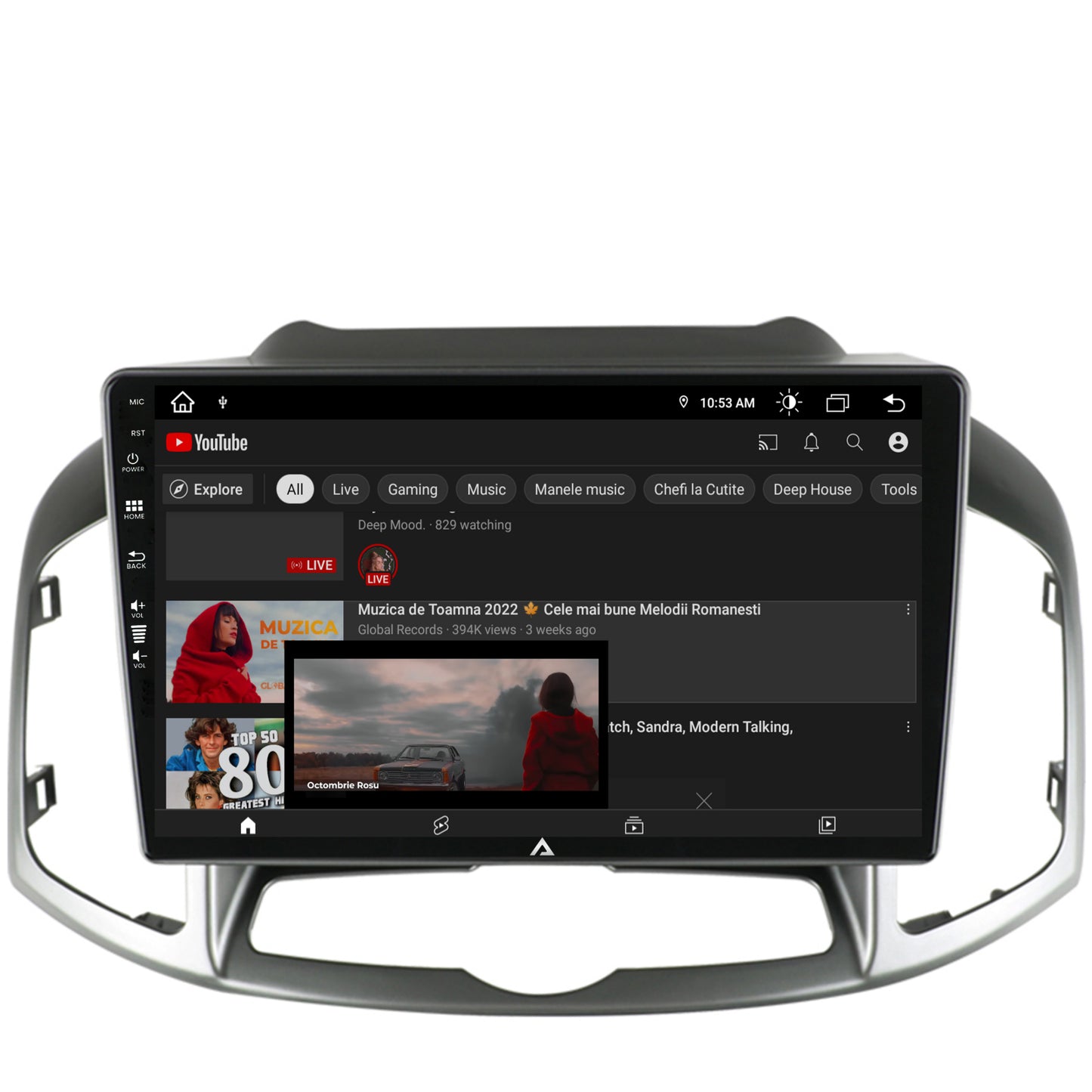 Navigatie Chevrolet Captiva (2011-2018), Android, Z-Octacore / 8GB RAM + 256GB ROM, 10.1 Inch - AD-BGZ10008+AD-BGRKIT247