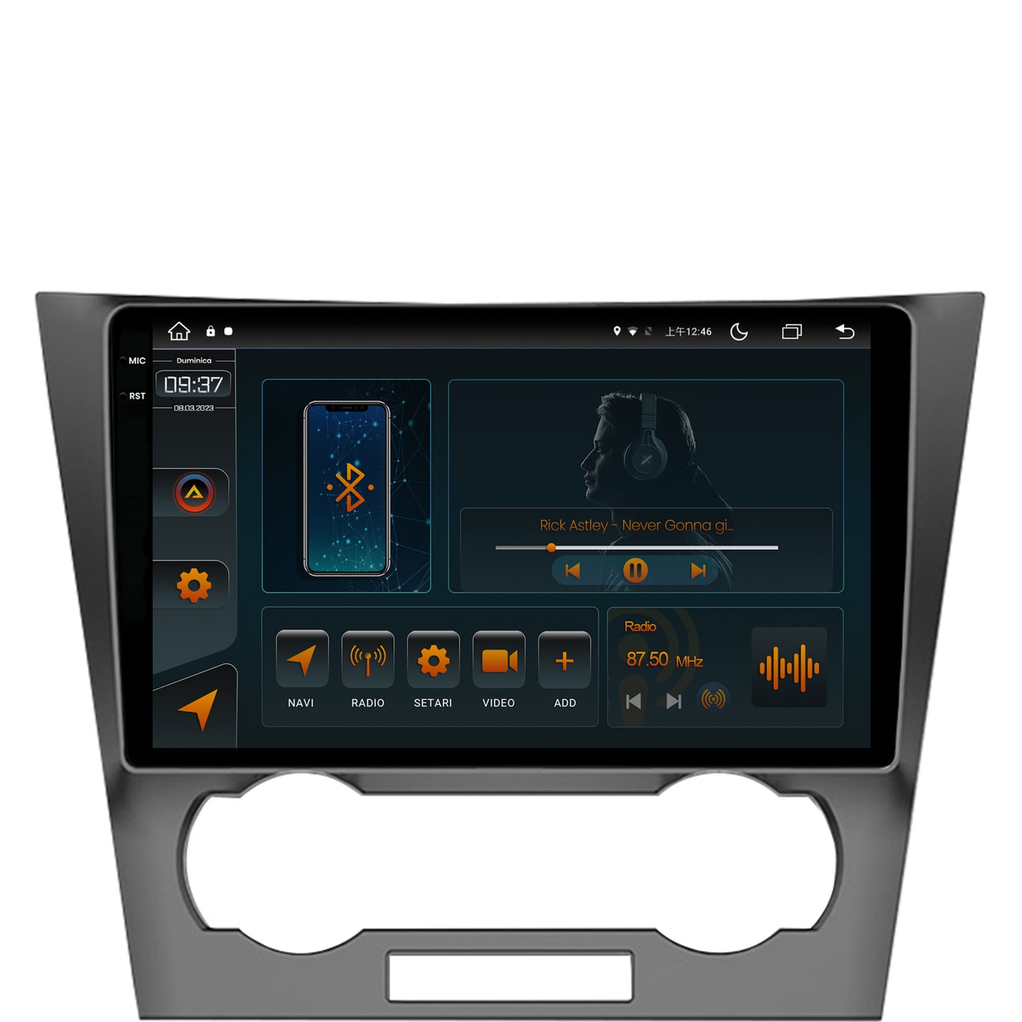 Navigatie Chevrolet Epica (2006-2012), Android, V-Octacore / 4GB RAM + 64GB ROM, 9.5 Inch - AD-BGV9004+AD-BGRKIT242