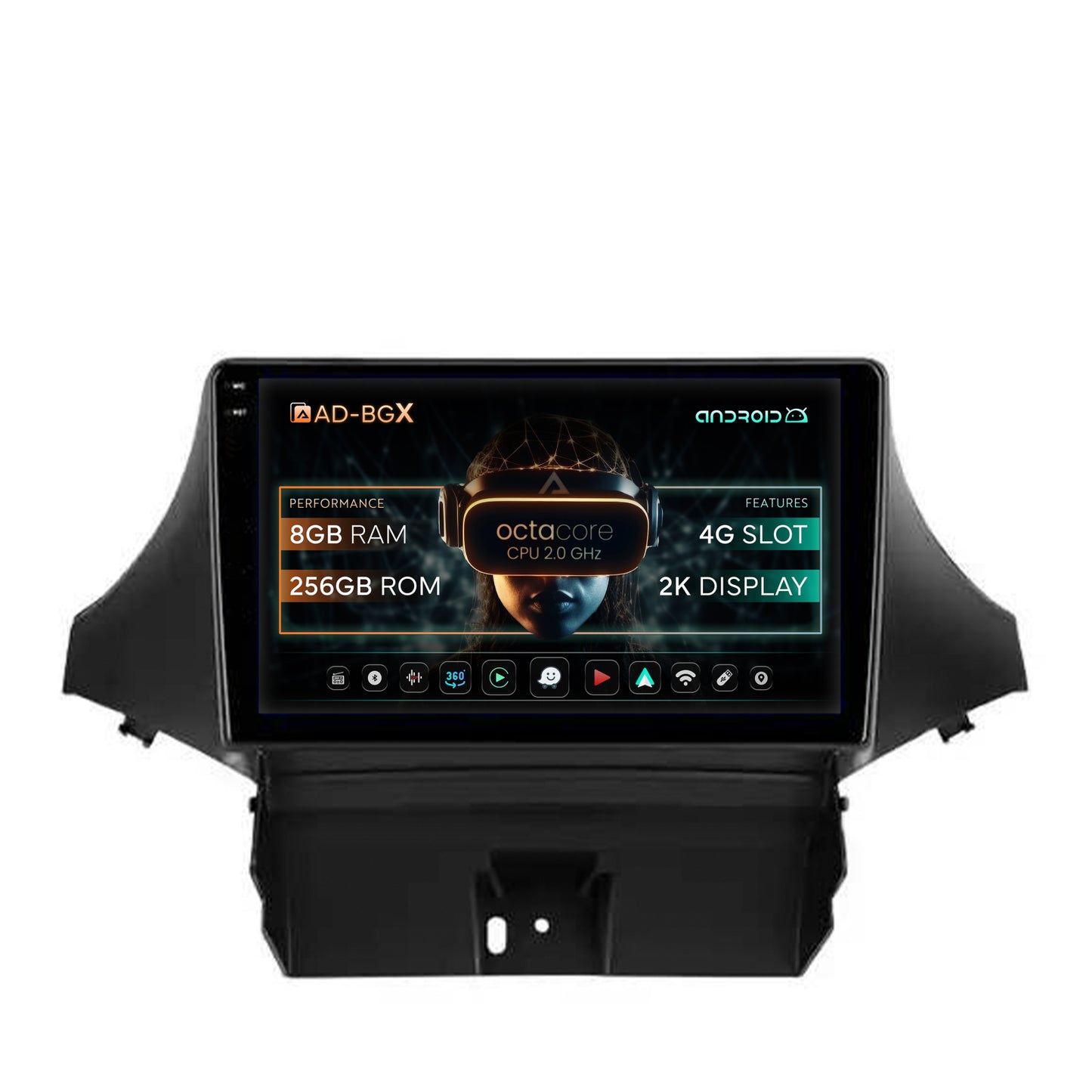 Navigatie Chevrolet Orlando (2009-2017), Android, X-Octacore / 8GB RAM + 256GB ROM, 9.5 Inch - AD-BGX9008+AD-BGRKIT213