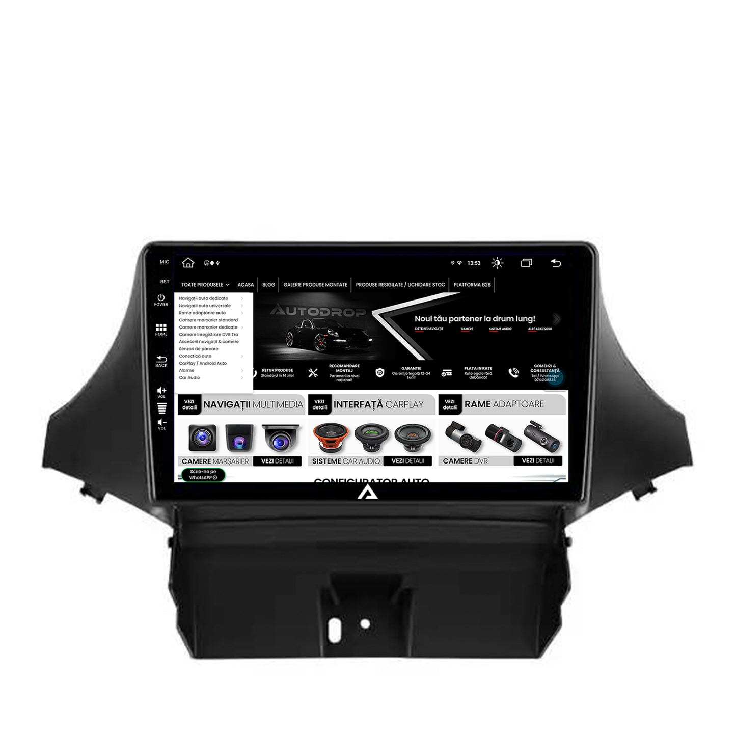 Navigatie Chevrolet Orlando (2009-2017), Android, Z-Octacore / 8GB RAM + 256GB ROM, 9 Inch - AD-BGZ9008+AD-BGRKIT213