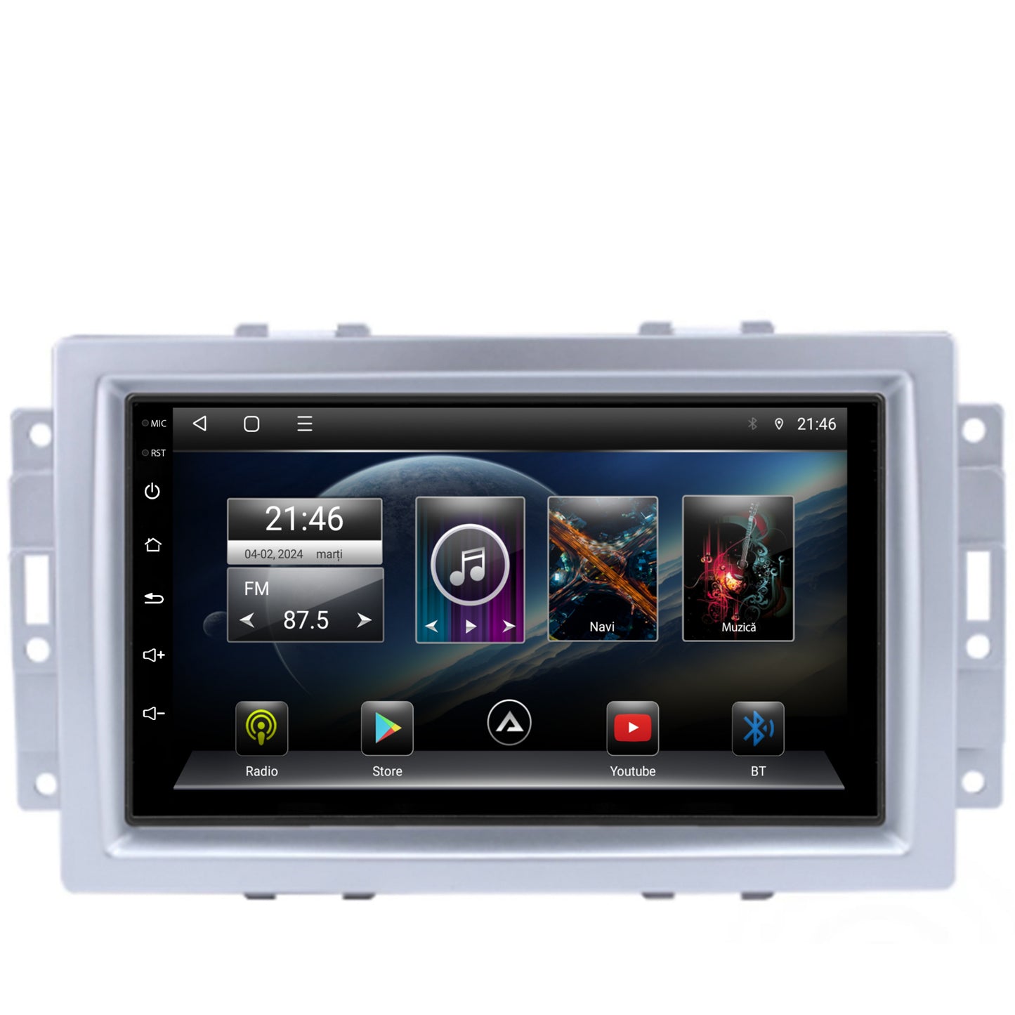 Navigatie Chrysler 300C (2004-2011), Android, P-Octacore / 2GB RAM + 32GB ROM, 7 Inch - AD-BGP1002+AD-BGRCR004