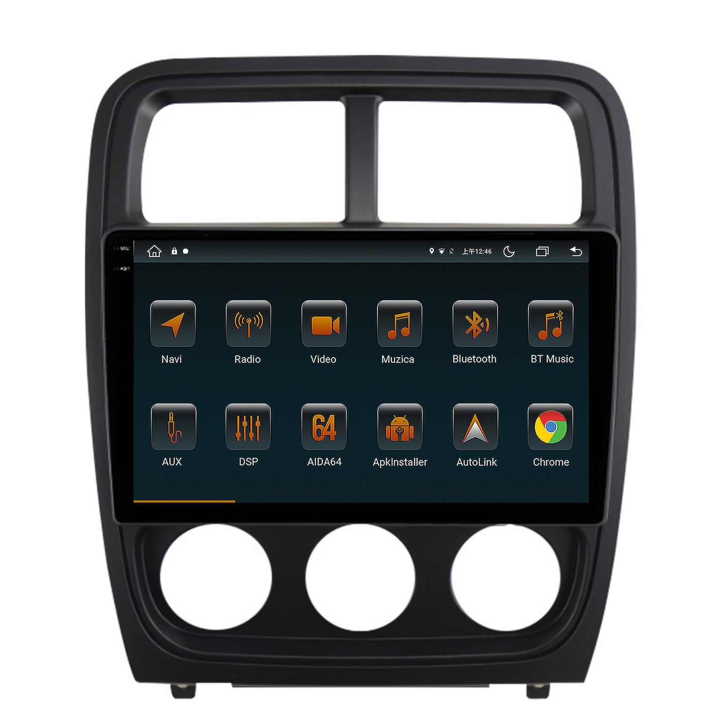 Navigatie Dodge Caliber (2010-2012), Android, V-Octacore / 4GB RAM + 64GB ROM, 9.5 Inch - AD-BGV9004+AD-BGRKIT295V2