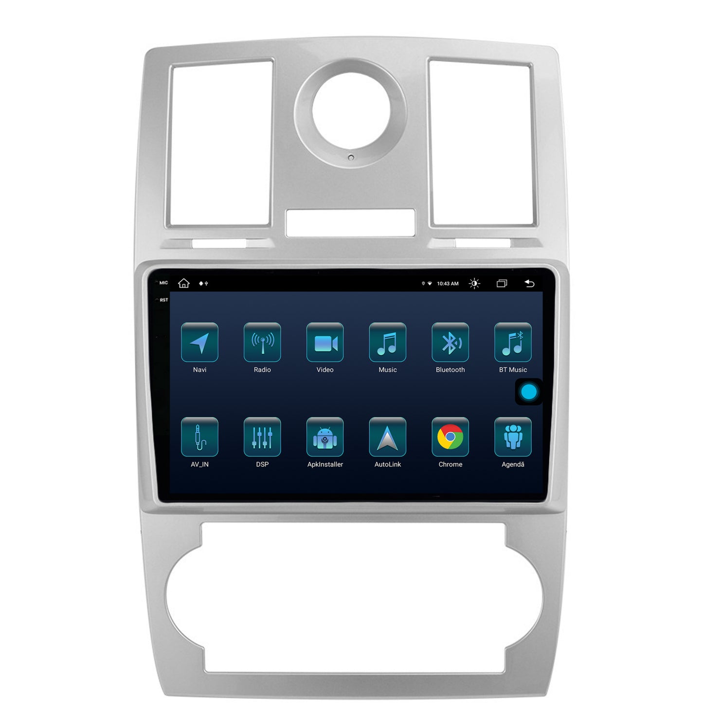 Navigatie Chrysler 300C (2004-2011), Android, X-Octacore / 8GB RAM + 256GB ROM, 9.5 Inch - AD-BGX9008+AD-BGRKIT421