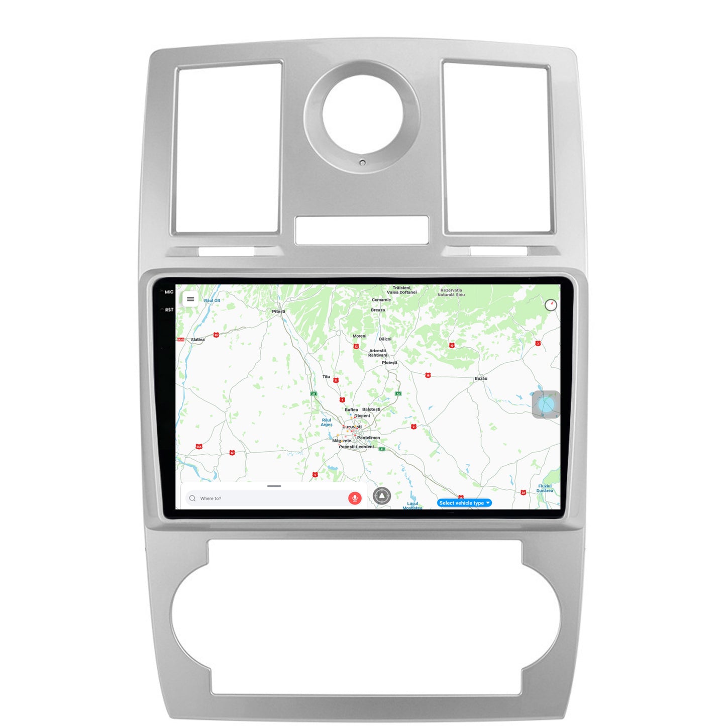 Navigatie Chrysler 300C (2004-2011), Android, X-Octacore / 8GB RAM + 256GB ROM, 9.5 Inch - AD-BGX9008+AD-BGRKIT421