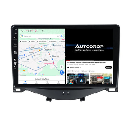 Navigatie Citroen C1 / Peugeot 108 / Toyota AYGO (2014-2022), Android, E-Octacore / 2GB RAM + 32GB ROM, 9 Inch - AD-BGE9002+AD-BGRKIT101