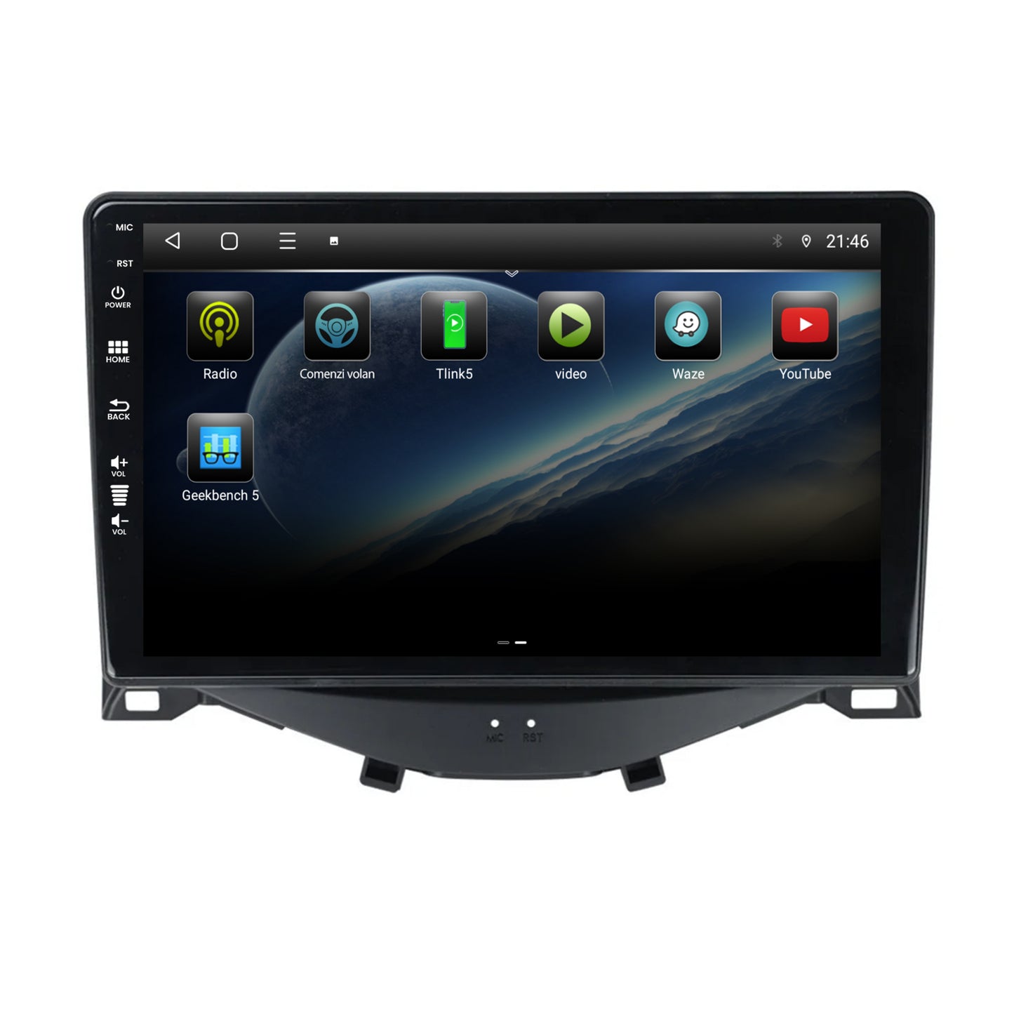 Navigatie Citroen C1 / Peugeot 108 / Toyota AYGO (2014-2022), Android, E-Octacore / 2GB RAM + 32GB ROM, 9 Inch - AD-BGE9002+AD-BGRKIT101