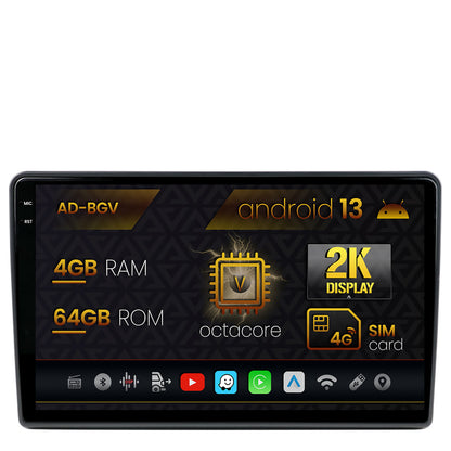 Navigatie Citroen Berlingo (2008-2019), Android, V-Octacore / 4GB RAM + 64GB ROM, 9.5 Inch - AD-BGV9004+AD-BGR001UNI