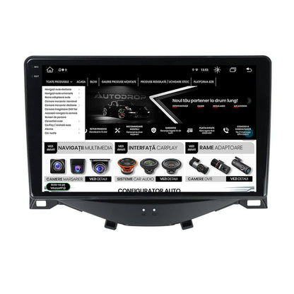 Navigatie Citroen C1 / Peugeot 108 / Toyota AYGO (2014-2022), Android, V-Octacore / 4GB RAM + 64GB ROM, 9.5 Inch - AD-BGV9004+AD-BGRKIT101