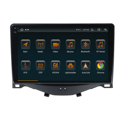 Navigatie Citroen C1 / Peugeot 108 / Toyota AYGO (2014-2022), Android, V-Octacore / 4GB RAM + 64GB ROM, 9.5 Inch - AD-BGV9004+AD-BGRKIT101
