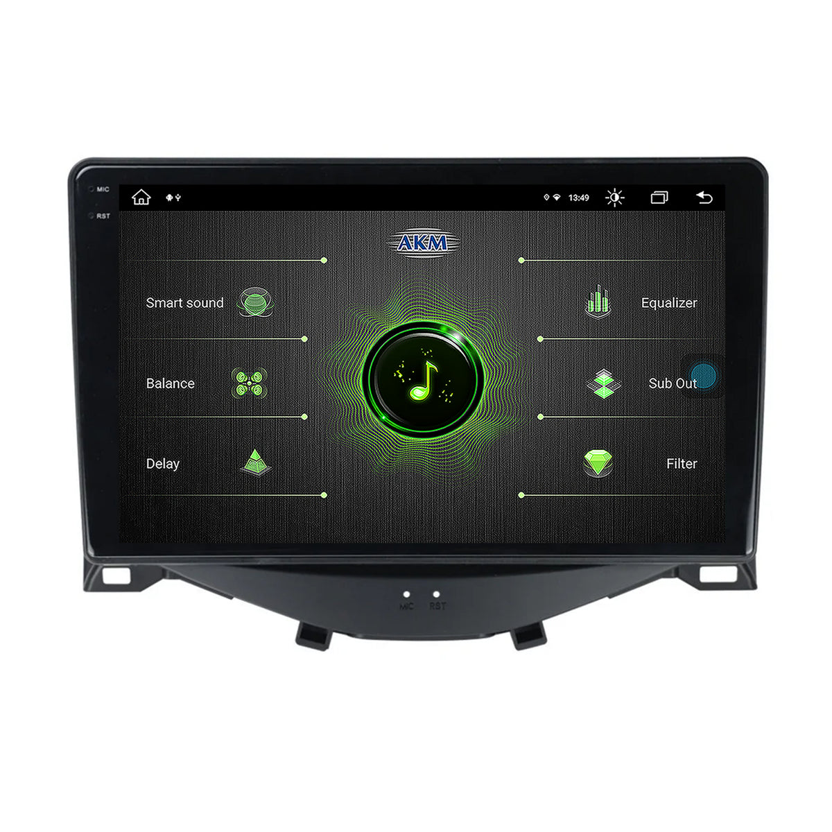 Navigatie Citroen C1 / Peugeot 108 / Toyota AYGO (2014-2022), Android, X-Octacore / 8GB RAM + 256GB ROM, 9.5 Inch - AD-BGX9008+AD-BGRKIT101