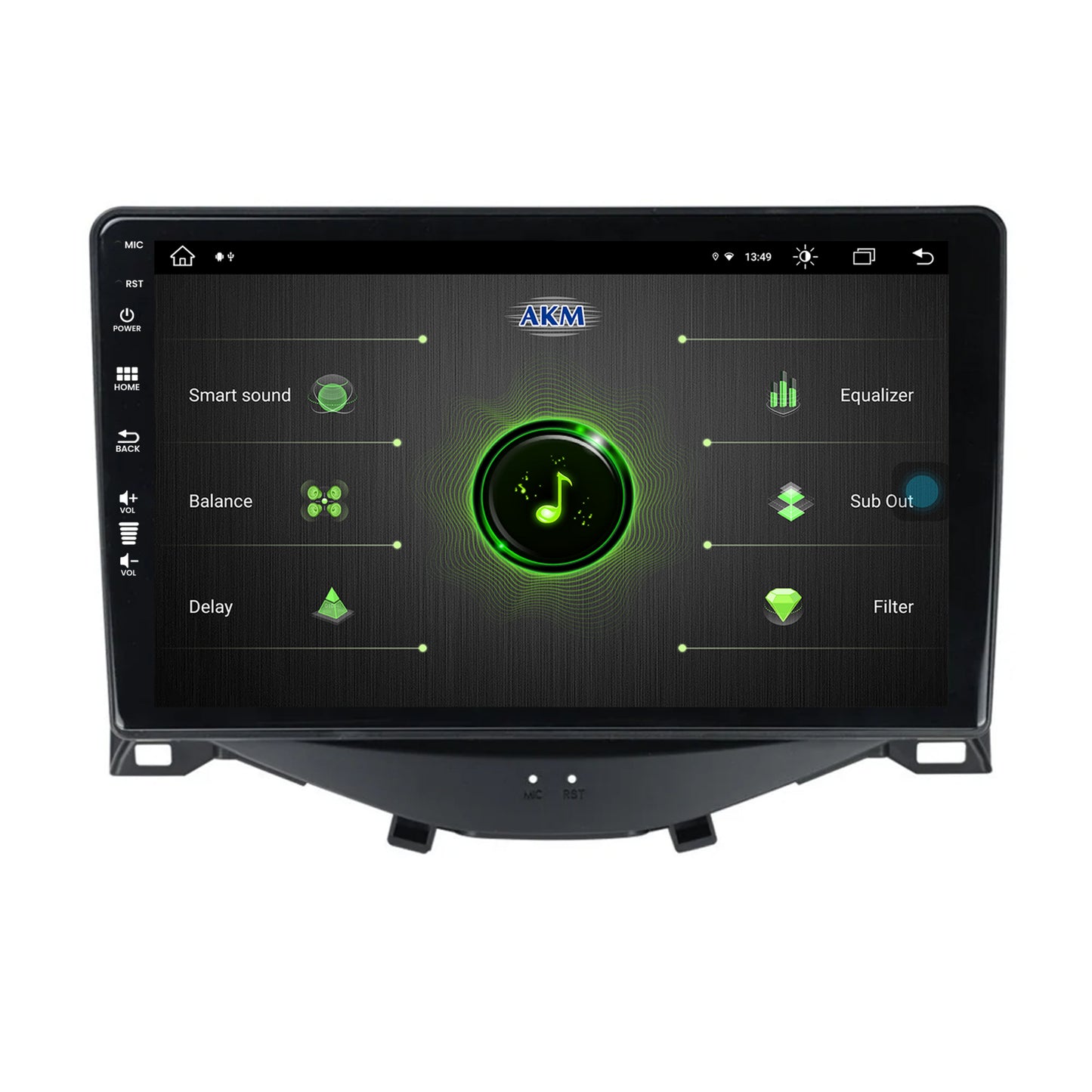 Navigatie Citroen C1 / Peugeot 108 / Toyota AYGO (2014-2022), Android, Z-Octacore / 8GB RAM + 256GB ROM, 9 Inch - AD-BGZ9008+AD-BGRKIT101