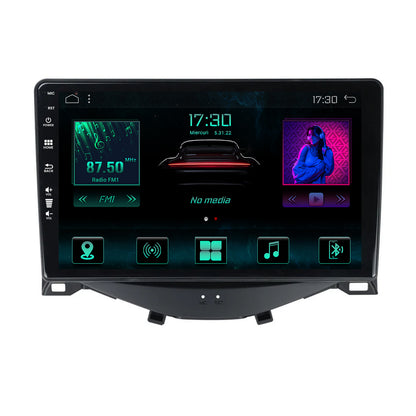 Navigatie Citroen C1 / Peugeot 108 / Toyota AYGO (2014-2022), Android, A-Octacore / 4GB RAM + 64GB ROM, 9 Inch - AD-BGA9004+AD-BGRKIT101