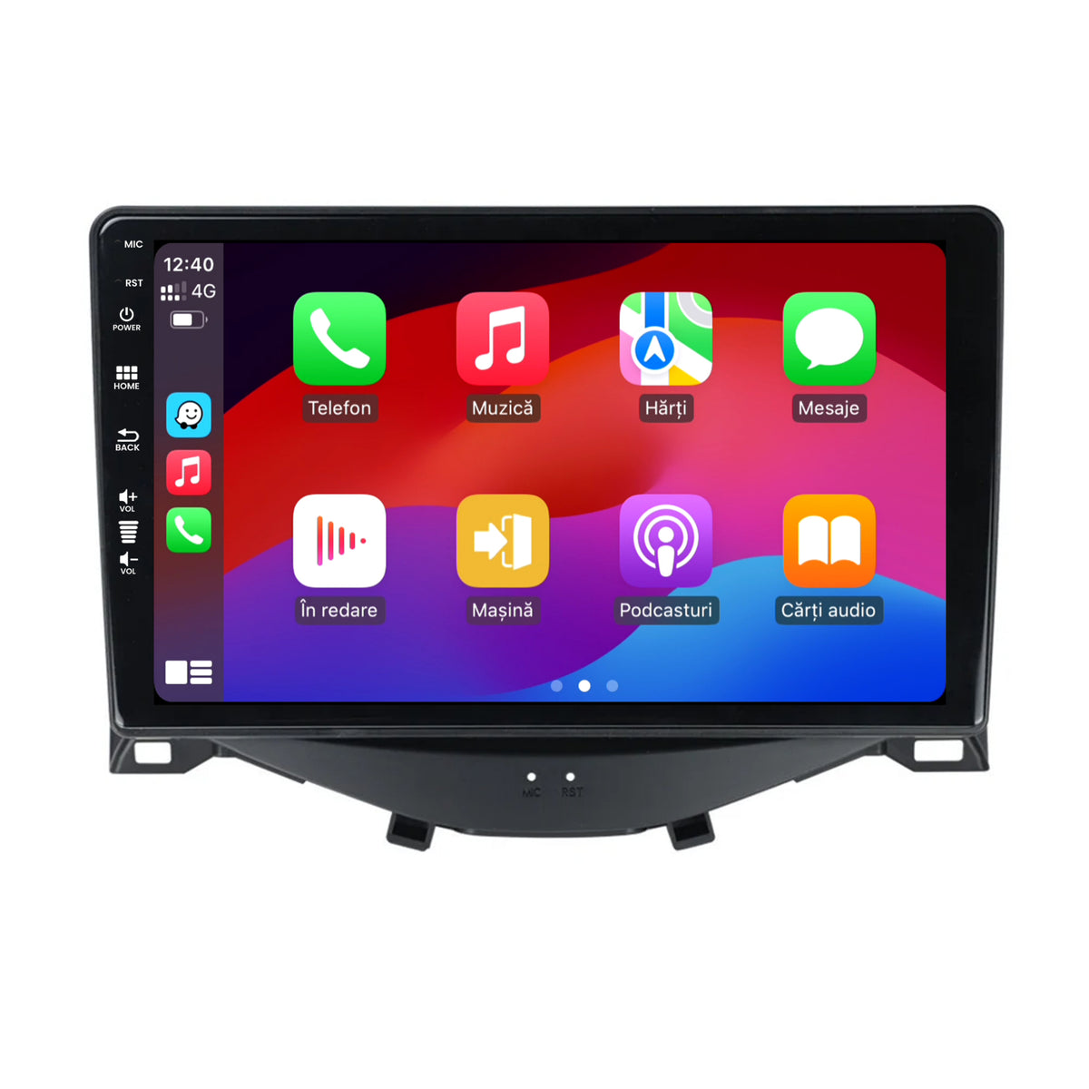 Navigatie Citroen C1 / Peugeot 108 / Toyota AYGO (2014-2022), Android, A-Octacore / 4GB RAM + 64GB ROM, 9 Inch - AD-BGA9004+AD-BGRKIT101
