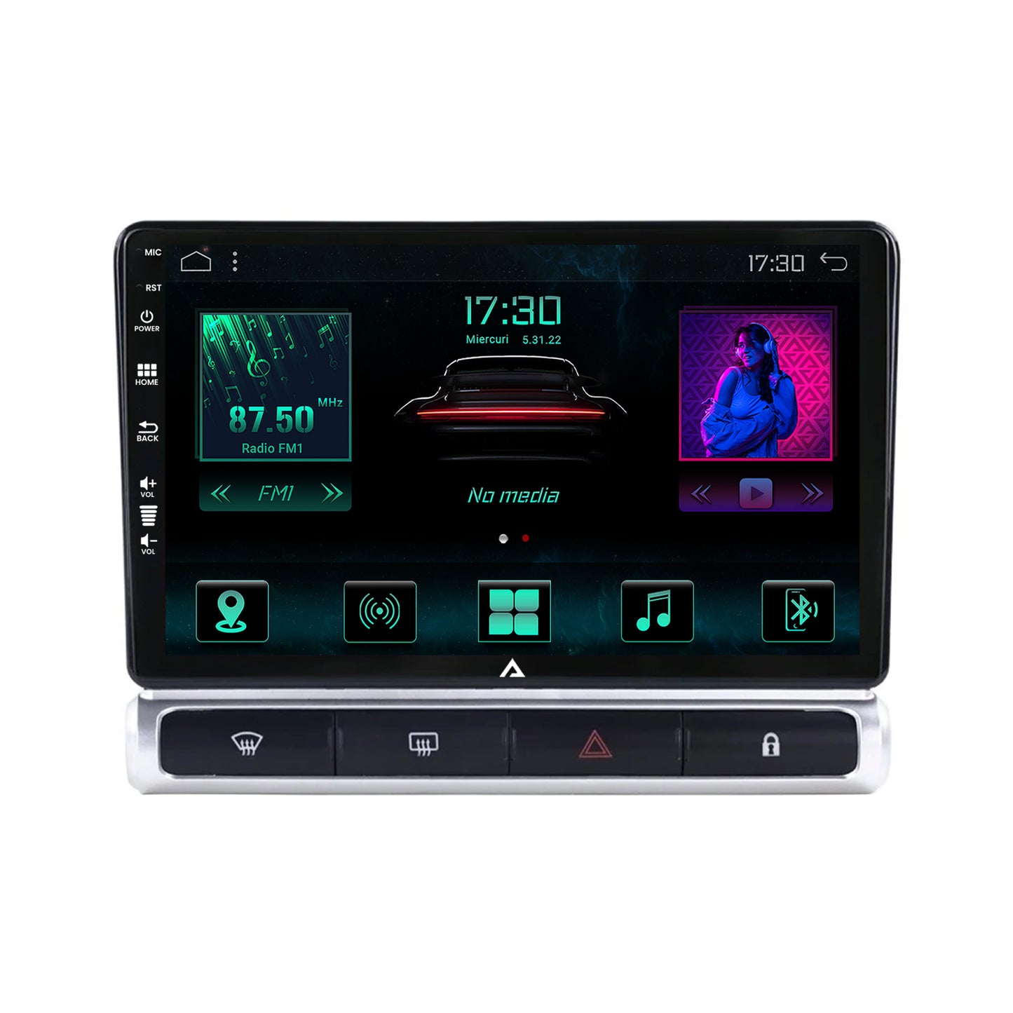 Navigatie Citroen C3 High-V (2024+), Android 13, A-Octacore / 4GB RAM + 64GB ROM, 9 Inch - AD-BGA9004+AD-BGRKIT248