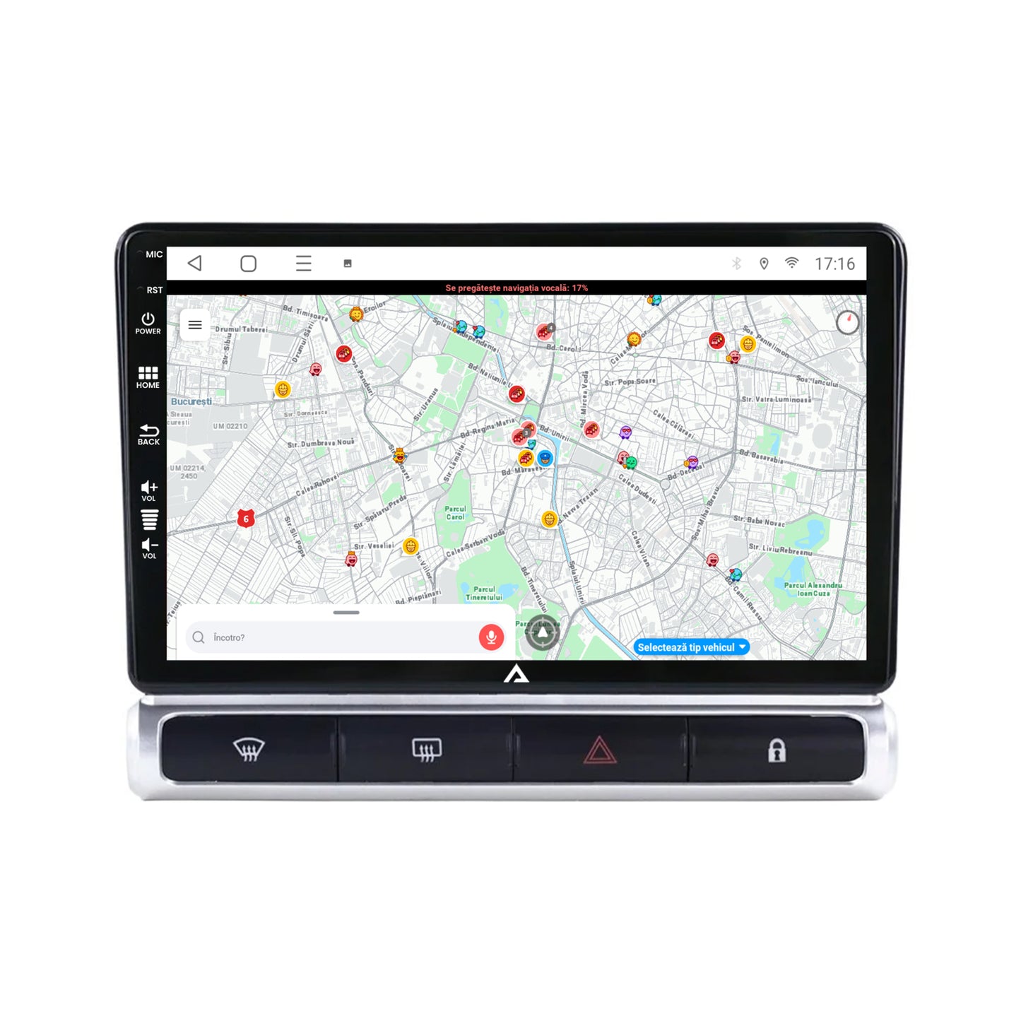 Navigatie Citroen C3 High-V (2024+) Android, P-Octacore / 2GB RAM + 32GB ROM, 9 Inch - AD-BGP9002+AD-BGRKIT248