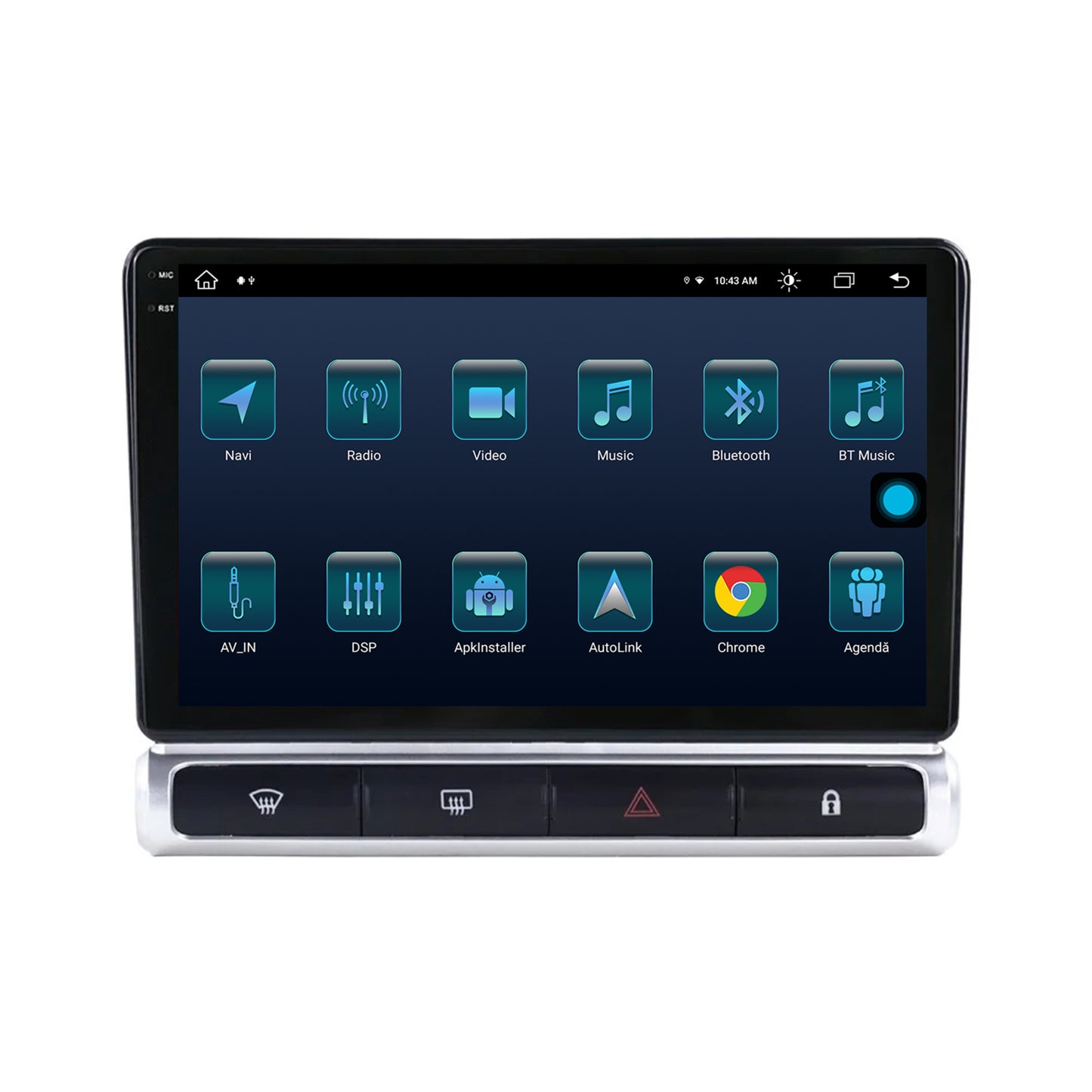 Navigatie Citroen C3 High-V (2024+), Android, X-Octacore / 8GB RAM + 256GB ROM, 9.5 Inch - AD-BGX9008+AD-BGRKIT248