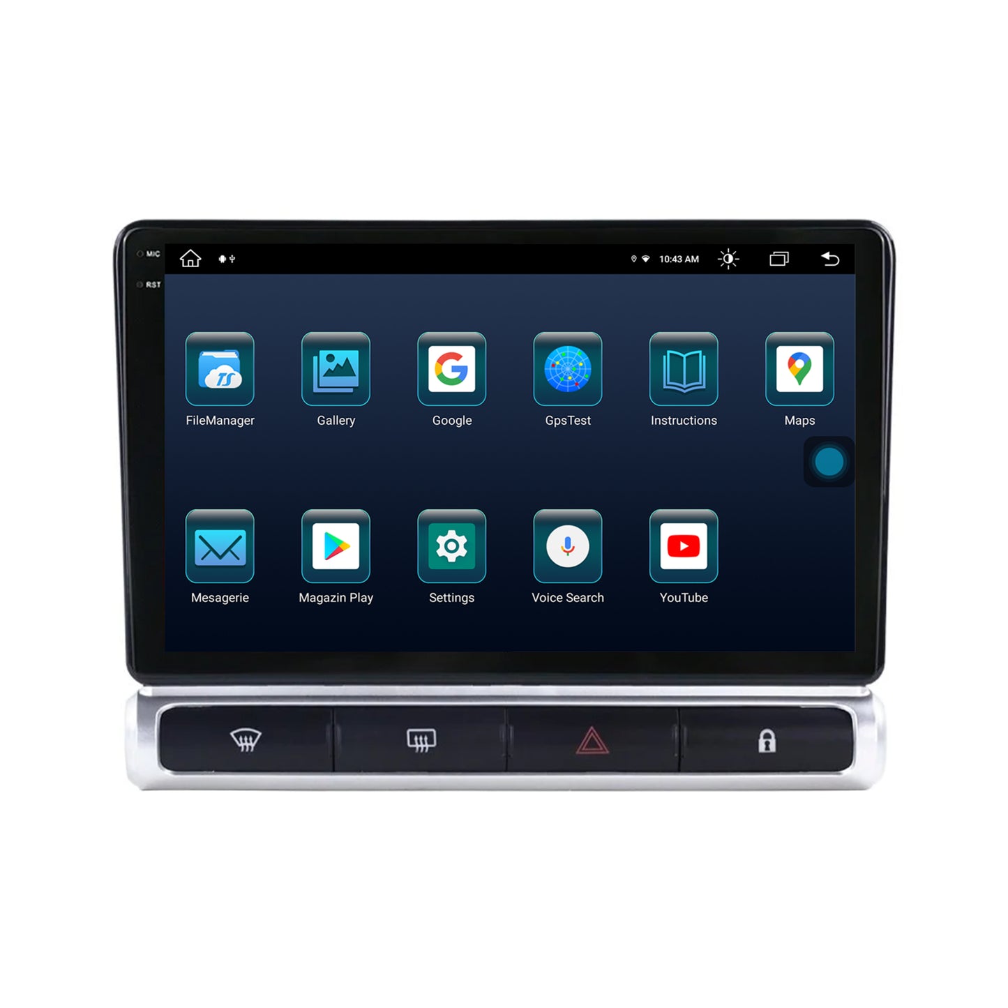 Navigatie Citroen C3 High-V (2024+), Android, X-Octacore / 8GB RAM + 256GB ROM, 9.5 Inch - AD-BGX9008+AD-BGRKIT248